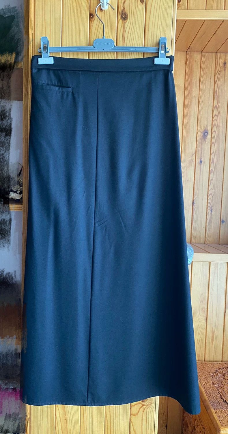 Yohji Yamamoto Yohji Yamamoto Wool Midi Skirt - dmc Size US 30 / EU 46 - 2 Thumbnail