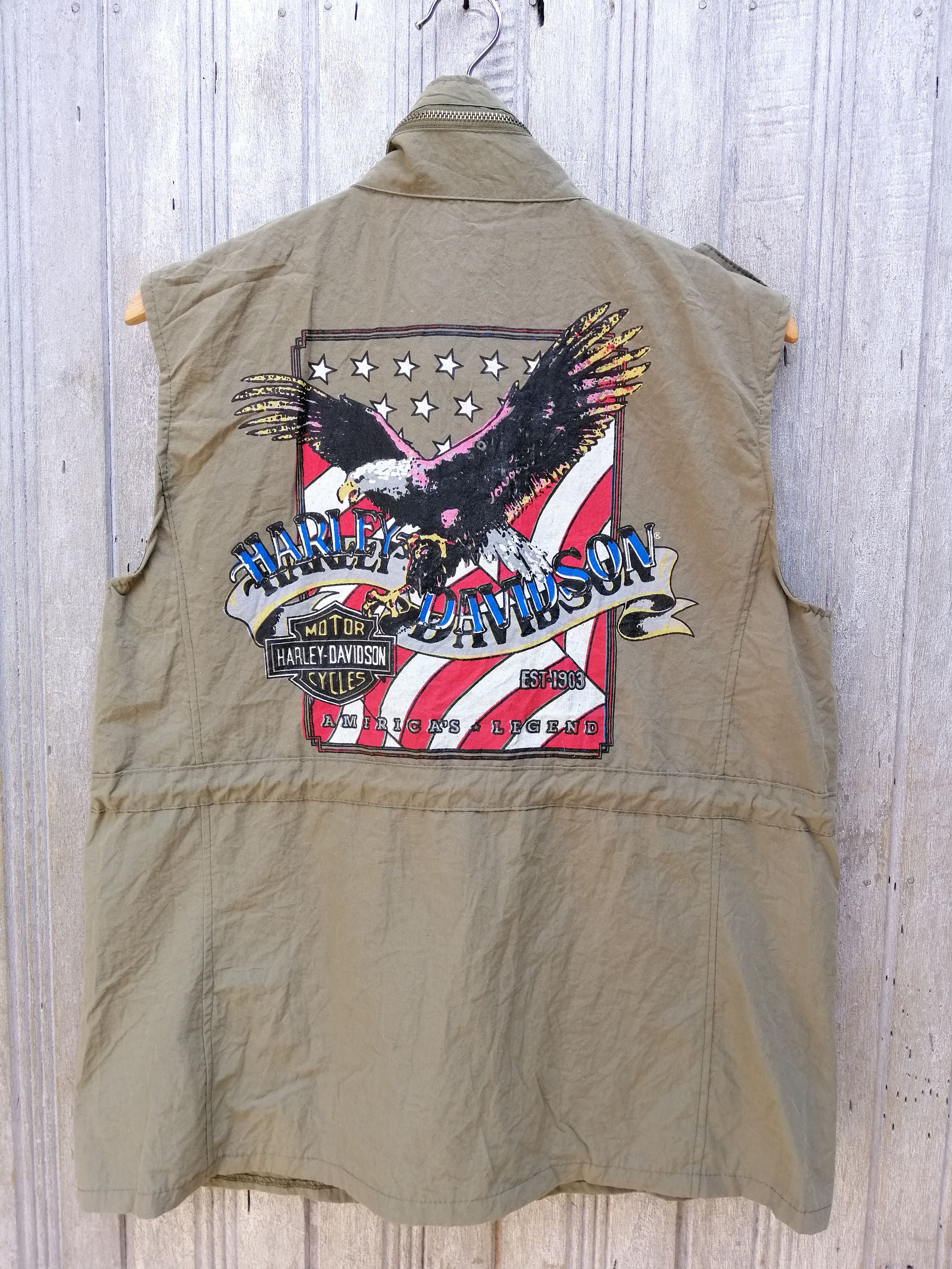 Harley Davidson Vintage Harley Davidson Vest Size US M / EU 48-50 / 2 - 1 Thumbnail