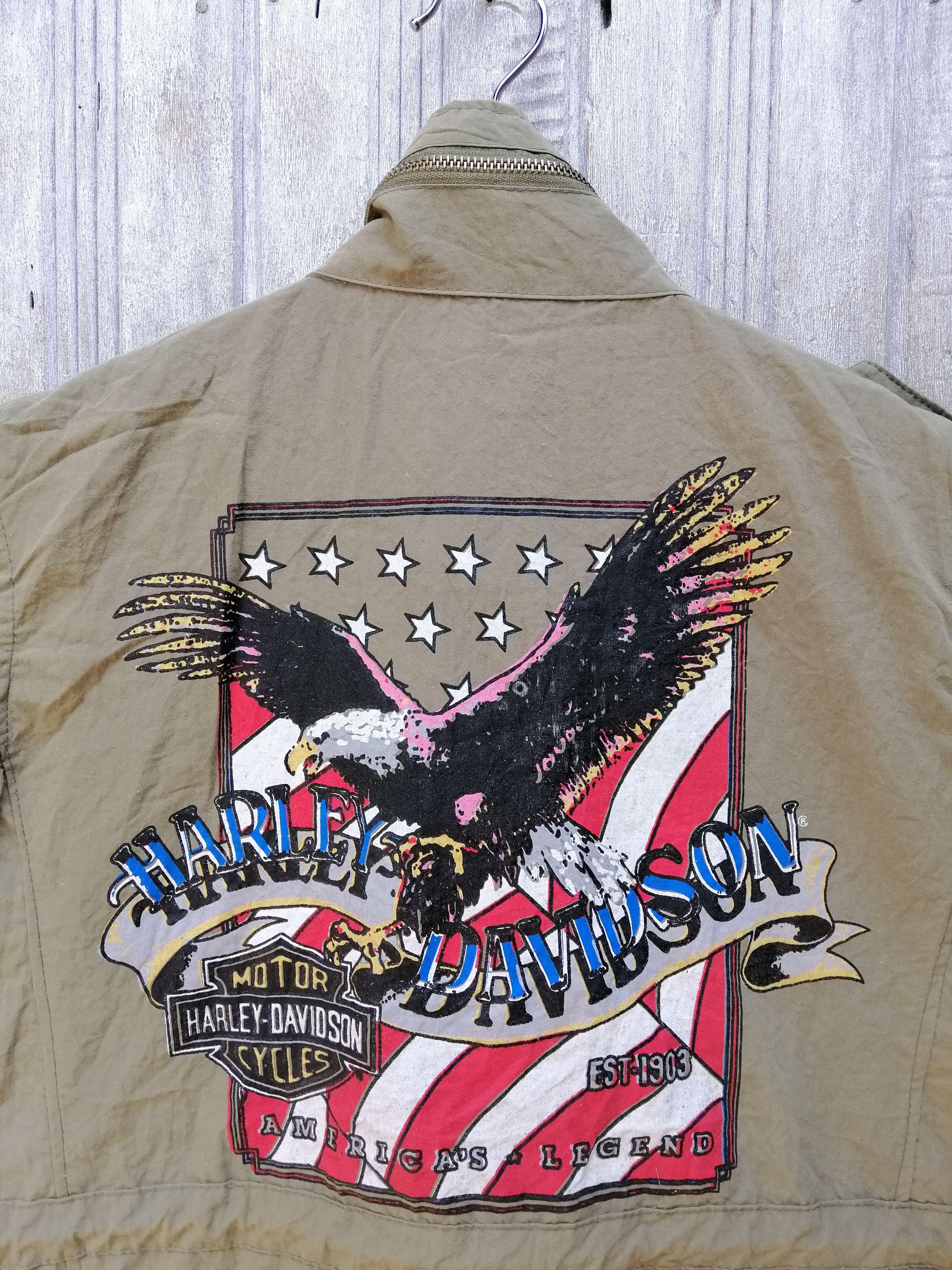 Harley Davidson Vintage Harley Davidson Vest Size US M / EU 48-50 / 2 - 2 Thumbnail