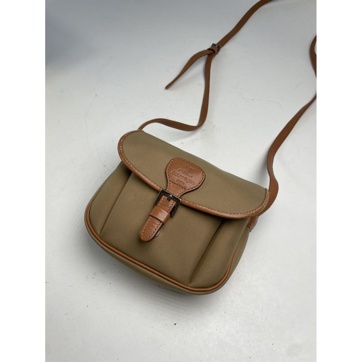 Courreges Courrèges Brown Cotton Handbag Size ONE SIZE - 5 Thumbnail