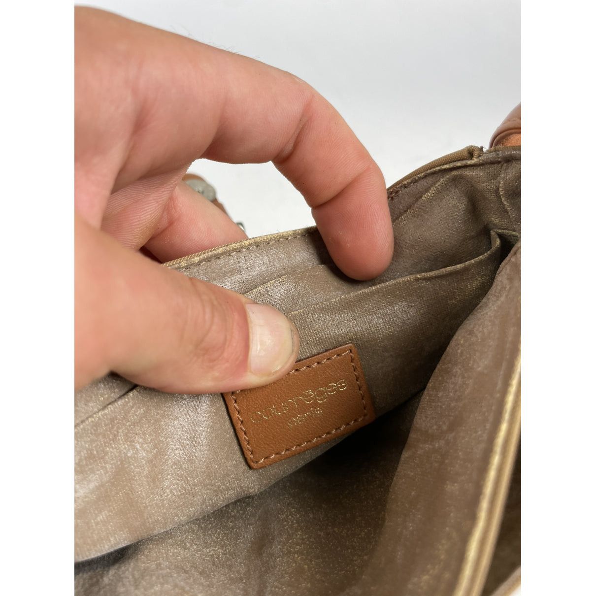 Courreges Courrèges Brown Cotton Handbag Size ONE SIZE - 3 Thumbnail