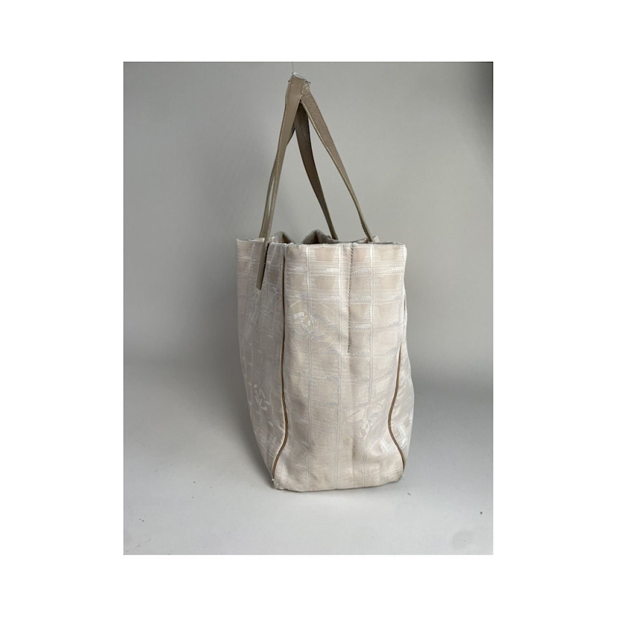 Chanel Beige Polyester Handbag Size ONE SIZE - 5 Thumbnail