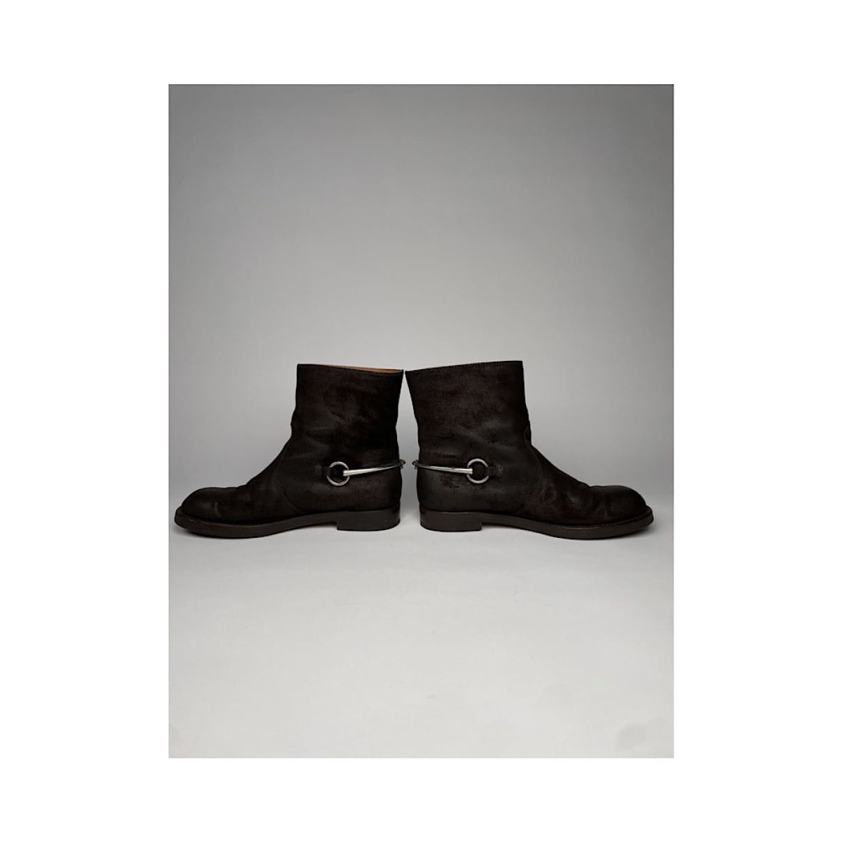Gucci Brown Leather Ankle Boots Size US 6.5 / IT 36.5 - 3 Thumbnail