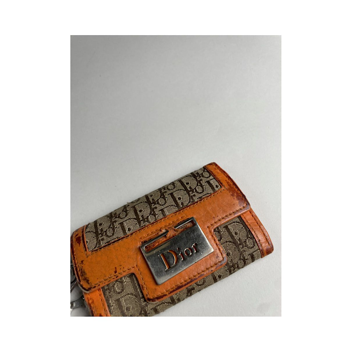 Dior Orange Leather Purse Size ONE SIZE - 4 Thumbnail