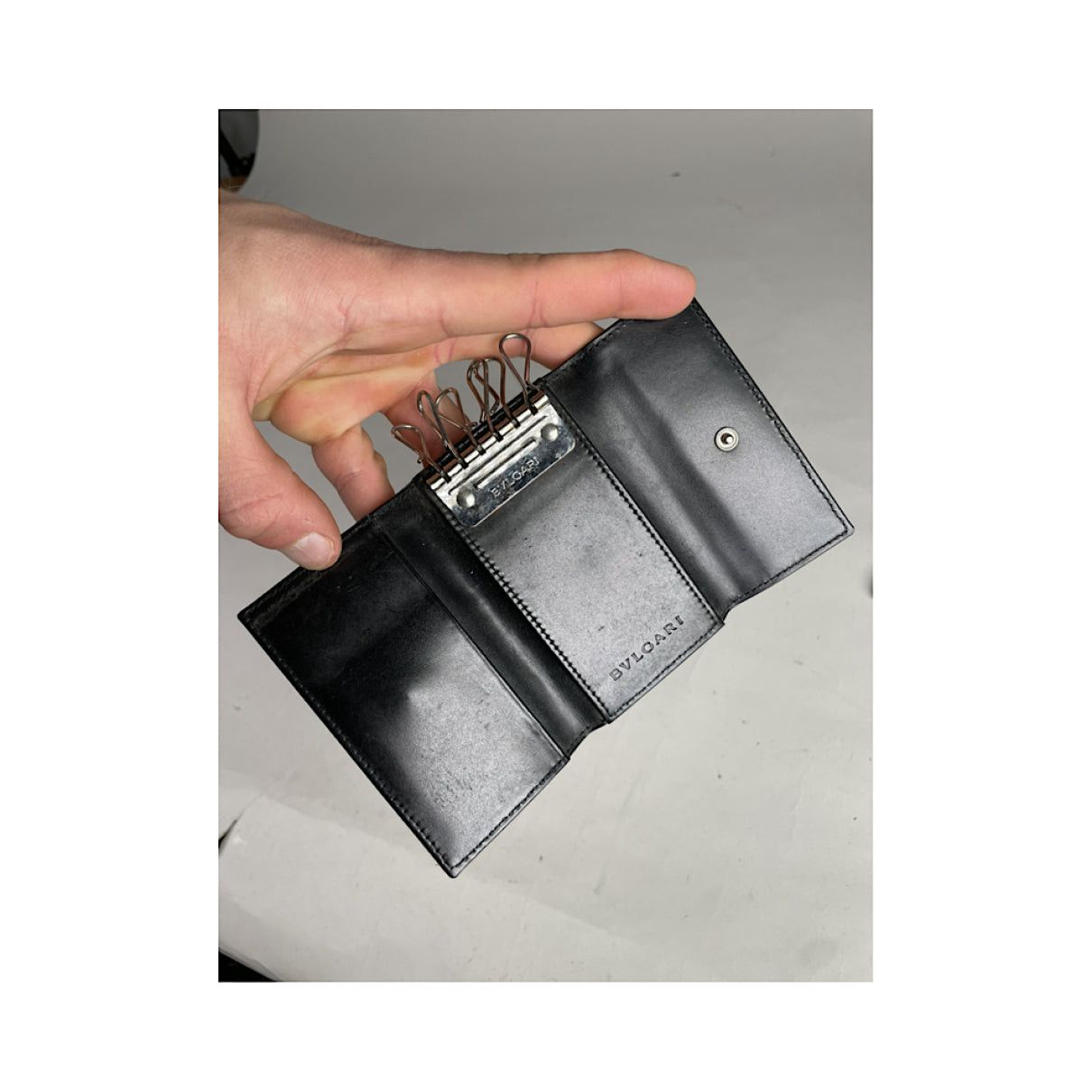 Bvlgari Grey Cotton Purse Size ONE SIZE - 3 Thumbnail