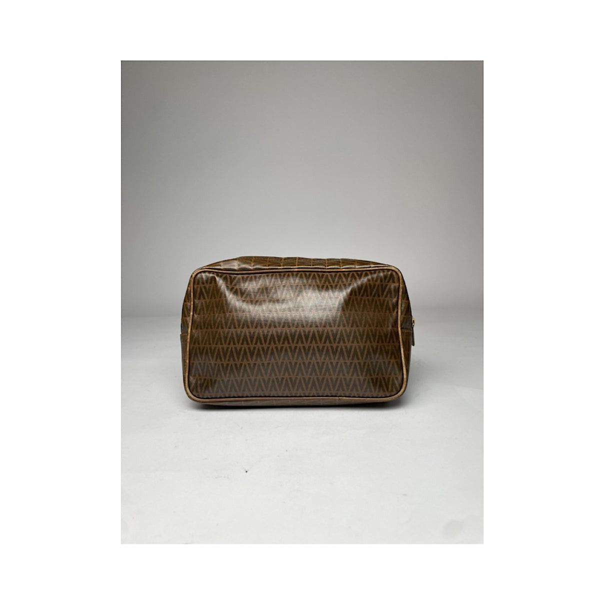 Mario Valentino Brown Leather Clutch Bag Size ONE SIZE - 3 Thumbnail