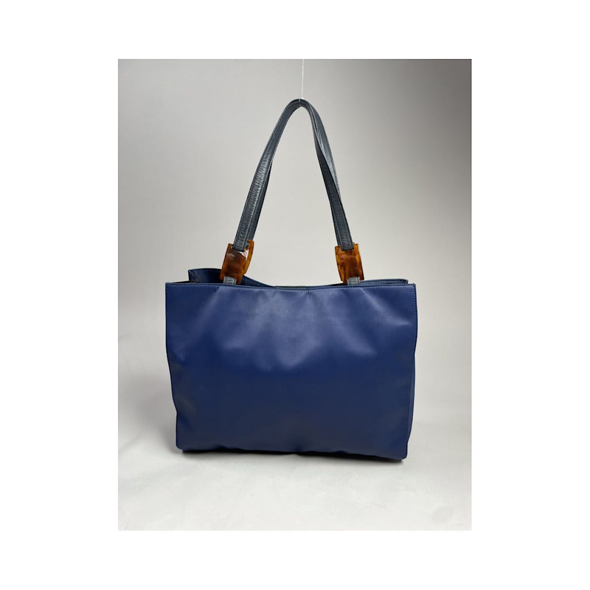 Yves Saint Laurent Blue Leather Handbag Size ONE SIZE - 5 Thumbnail