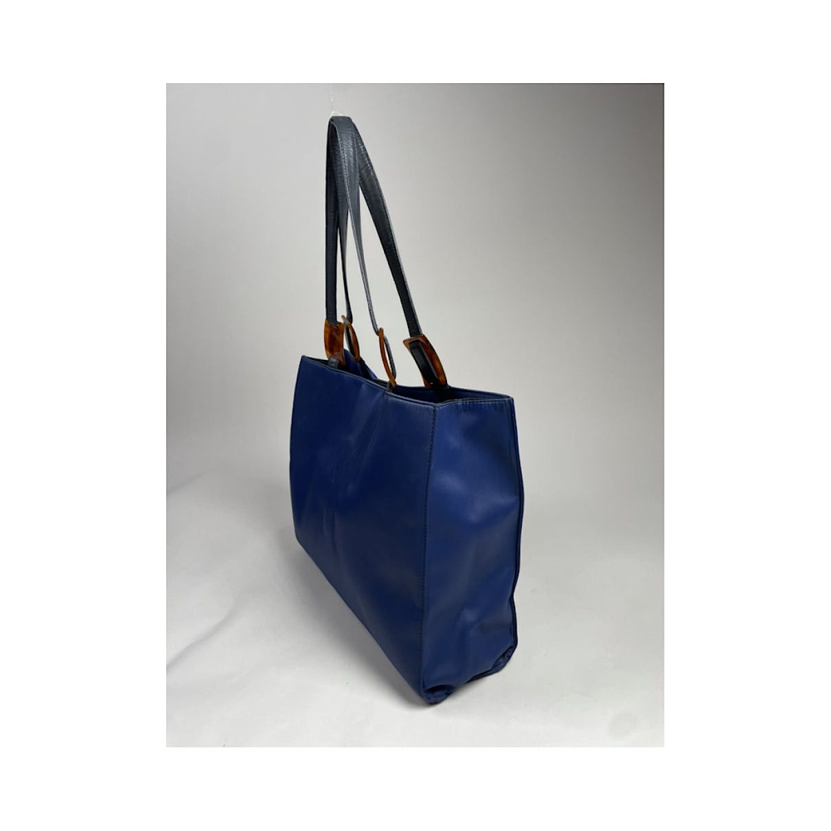 Yves Saint Laurent Blue Leather Handbag Size ONE SIZE - 4 Thumbnail