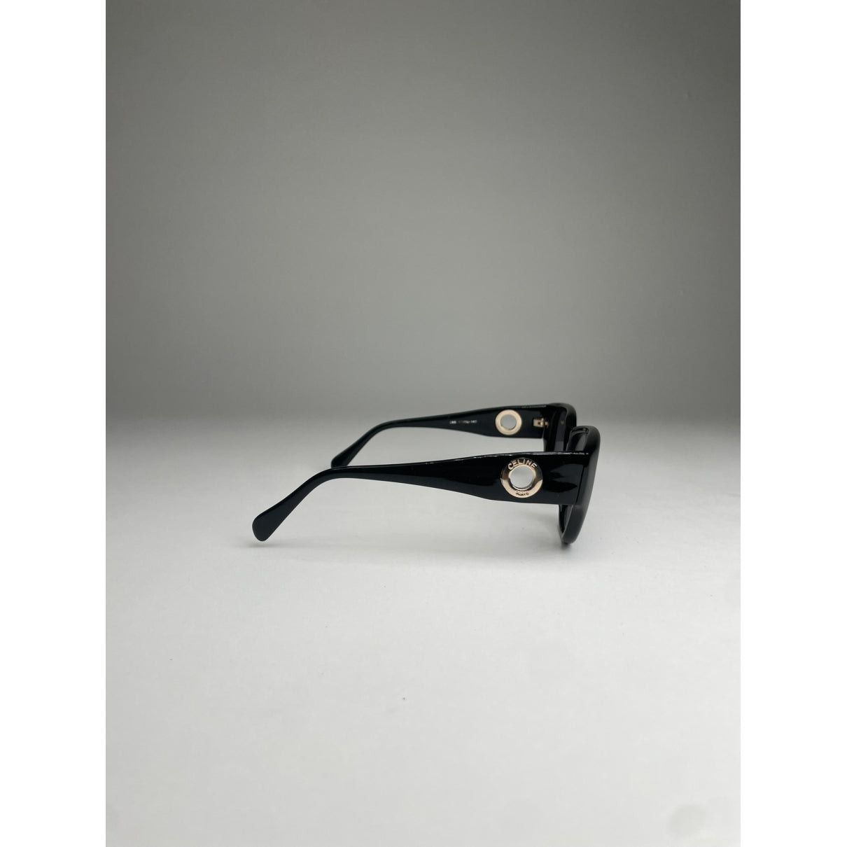 Celine Black Plastic Sunglasses Size ONE SIZE - 2 Thumbnail