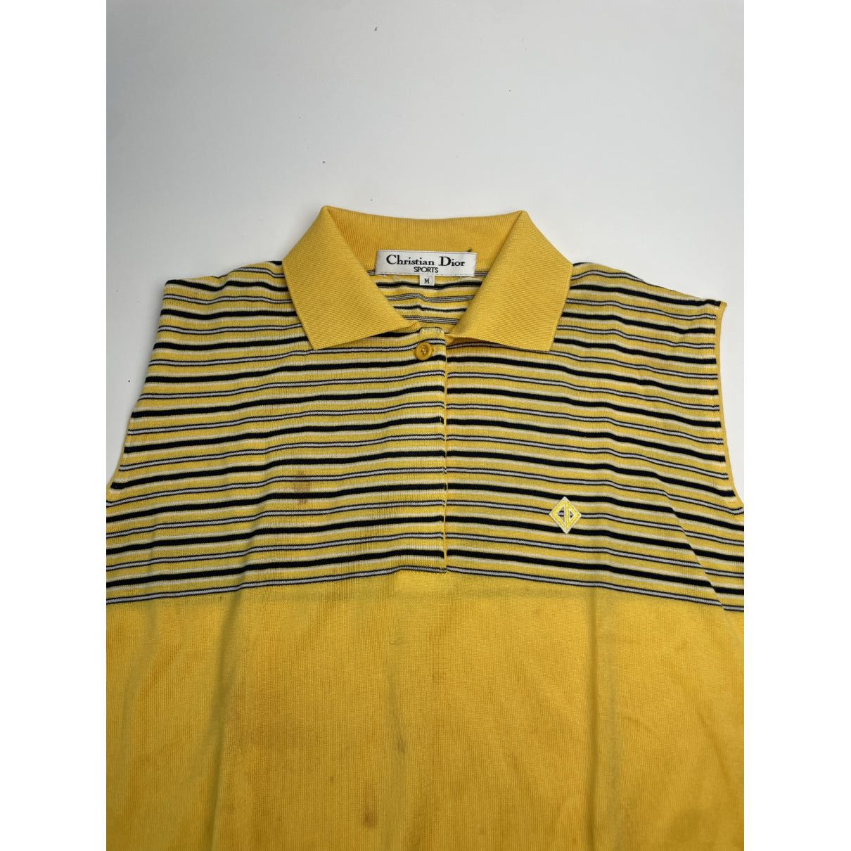 Dior J'A Yellow Cotton Top Size M / US 6-8 / IT 42-44 - 5 Thumbnail