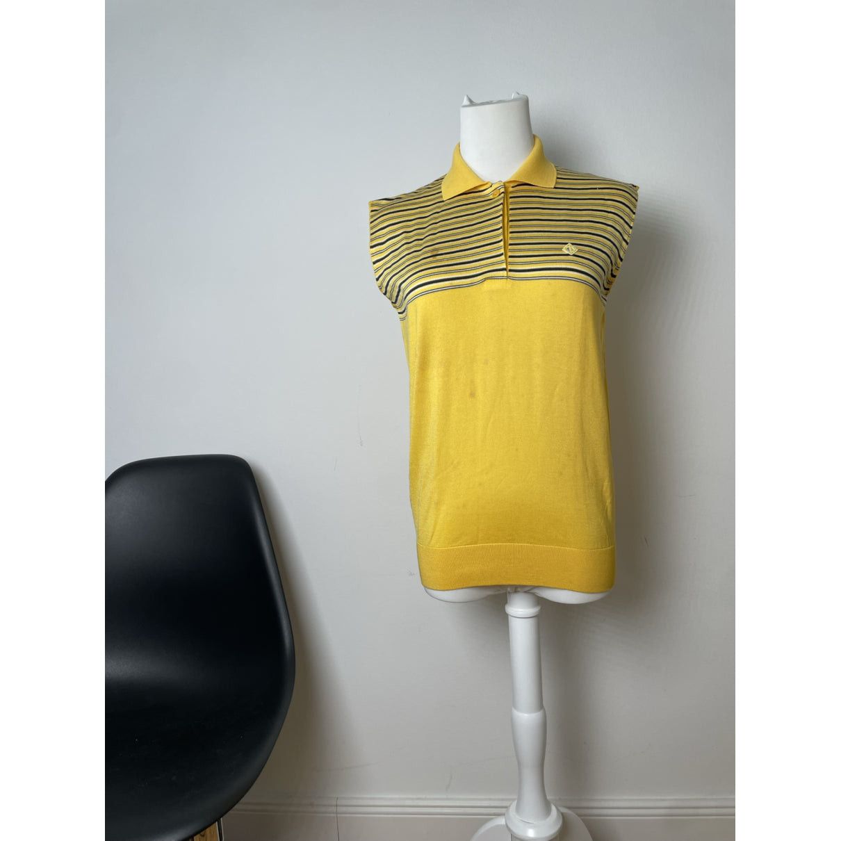 Dior J'A Yellow Cotton Top Size M / US 6-8 / IT 42-44 - 2 Thumbnail