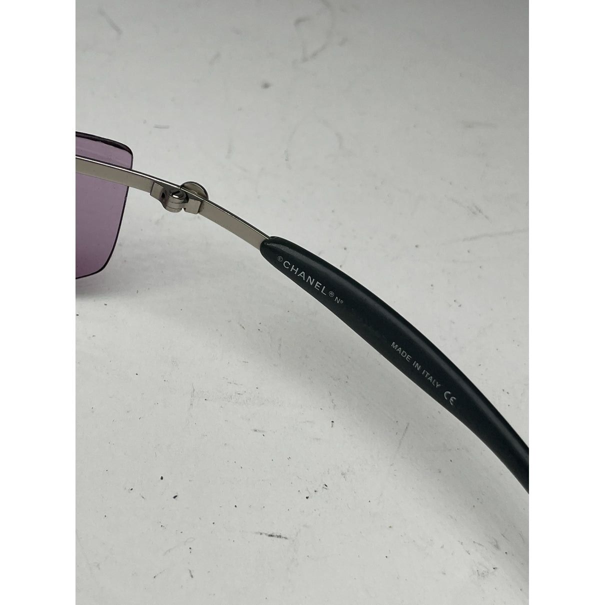 Chanel Purple Metal Sunglasses Size ONE SIZE - 4 Thumbnail