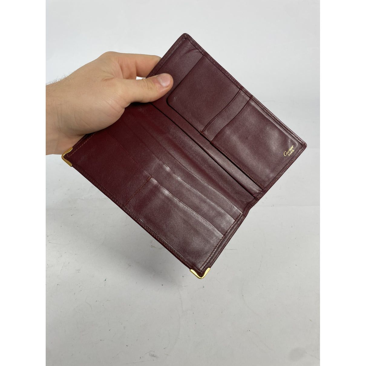 Cartier Burgundy Patent Leather Purse Size ONE SIZE - 4 Thumbnail