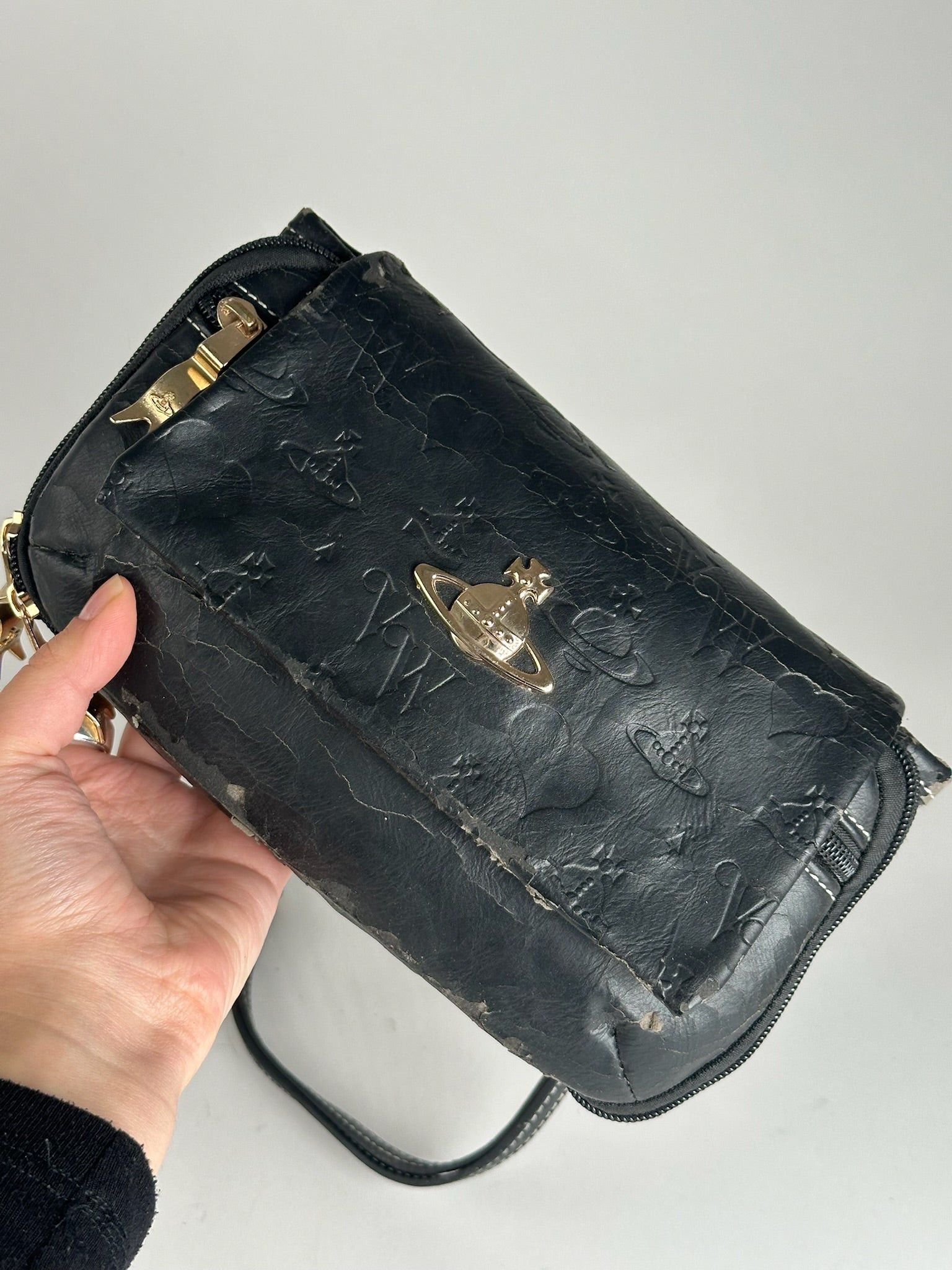 Vivienne Westwood Vintage Leather bag black Size ONE SIZE - 10 Thumbnail