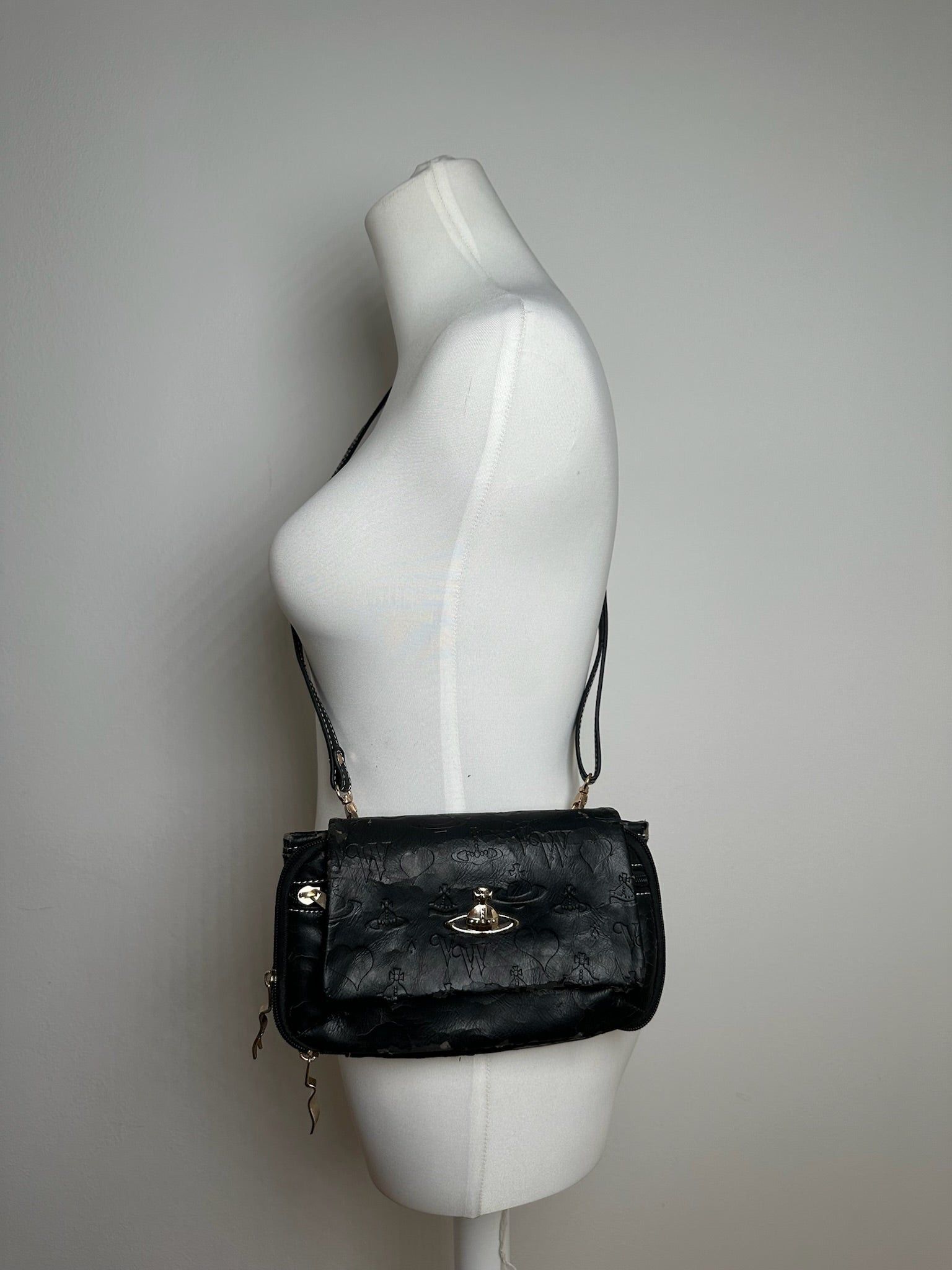 Vivienne Westwood Vintage Leather bag black Size ONE SIZE - 4 Thumbnail
