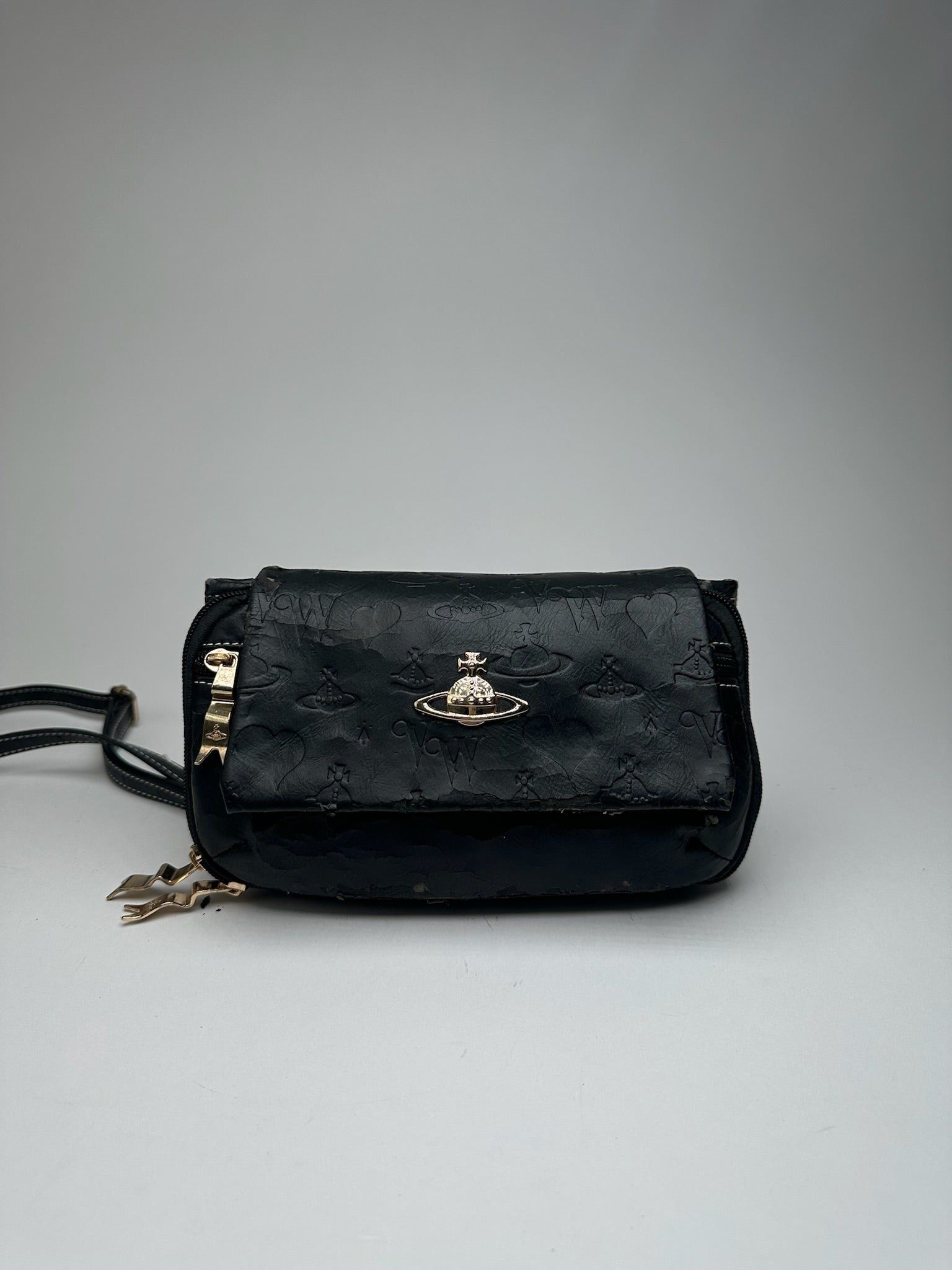 Vivienne Westwood Vintage Leather bag black Size ONE SIZE - 7 Thumbnail