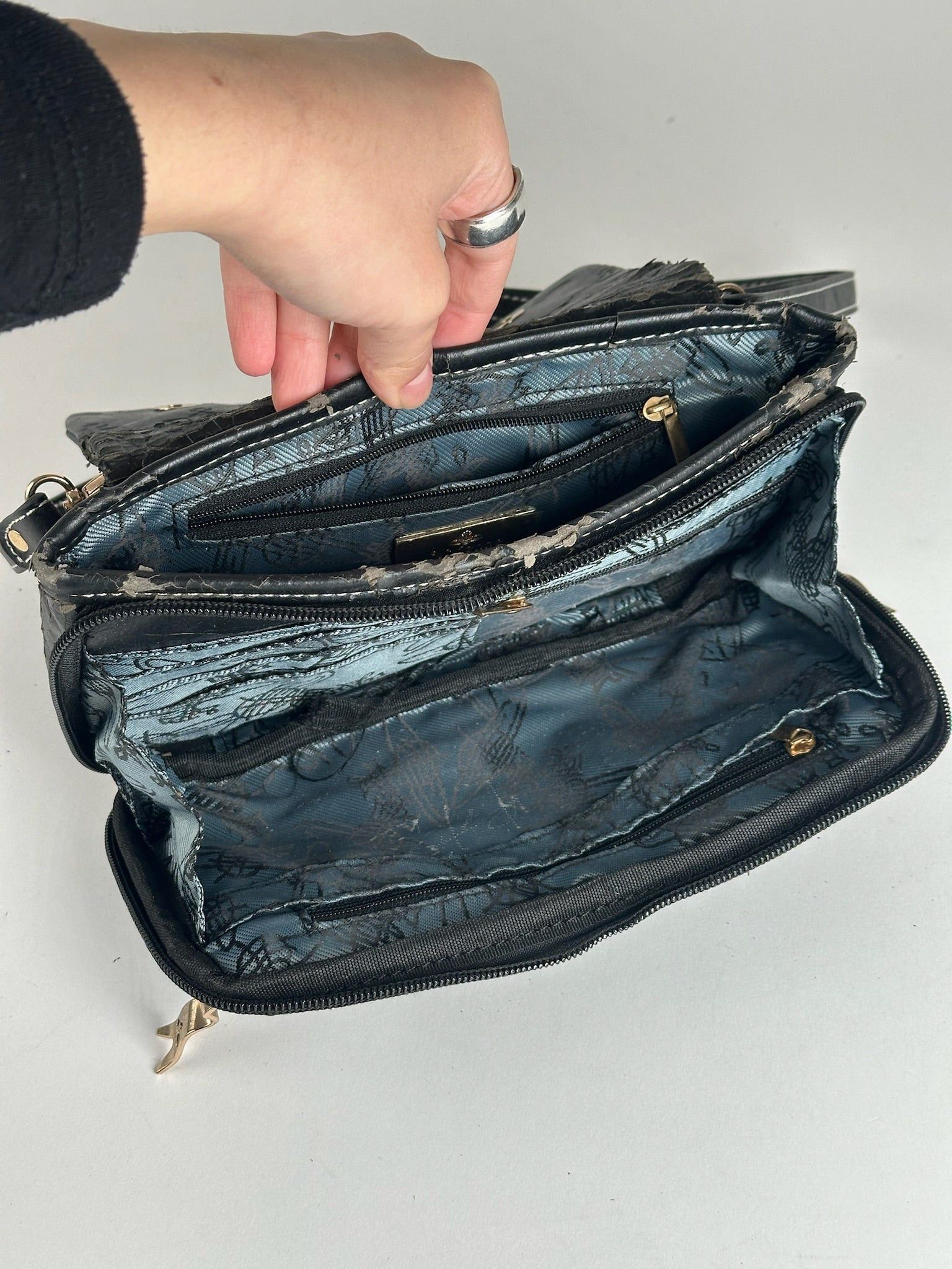 Vivienne Westwood Vintage Leather bag black Size ONE SIZE - 5 Thumbnail