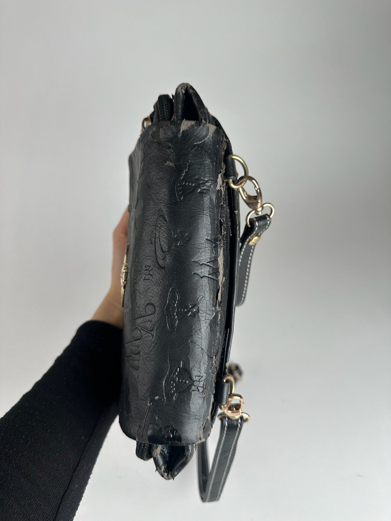 Vivienne Westwood Vintage Leather bag black Size ONE SIZE - 9 Thumbnail