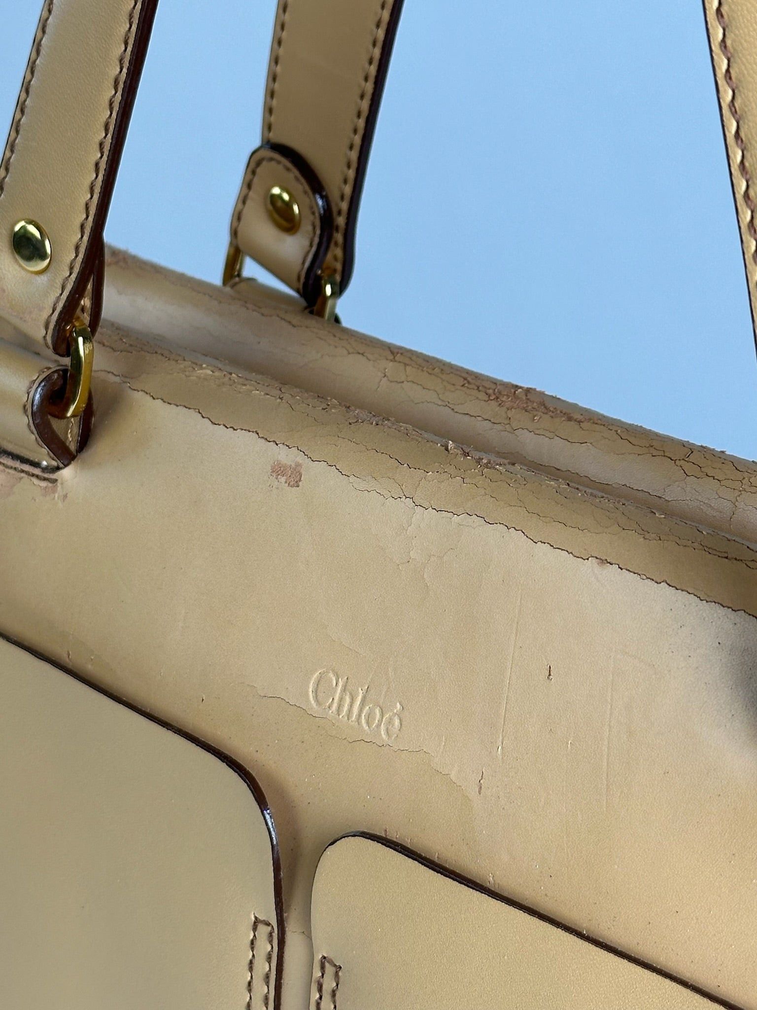 Chloe Vintage Leather bag beige brown Size ONE SIZE - 2 Thumbnail