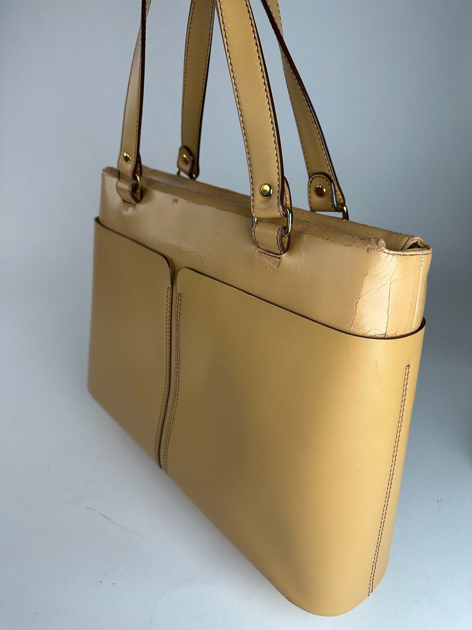 Chloe Vintage Leather bag beige brown Size ONE SIZE - 4 Thumbnail