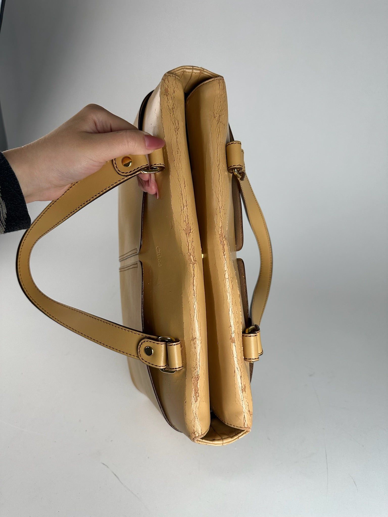 Chloe Vintage Leather bag beige brown Size ONE SIZE - 7 Thumbnail