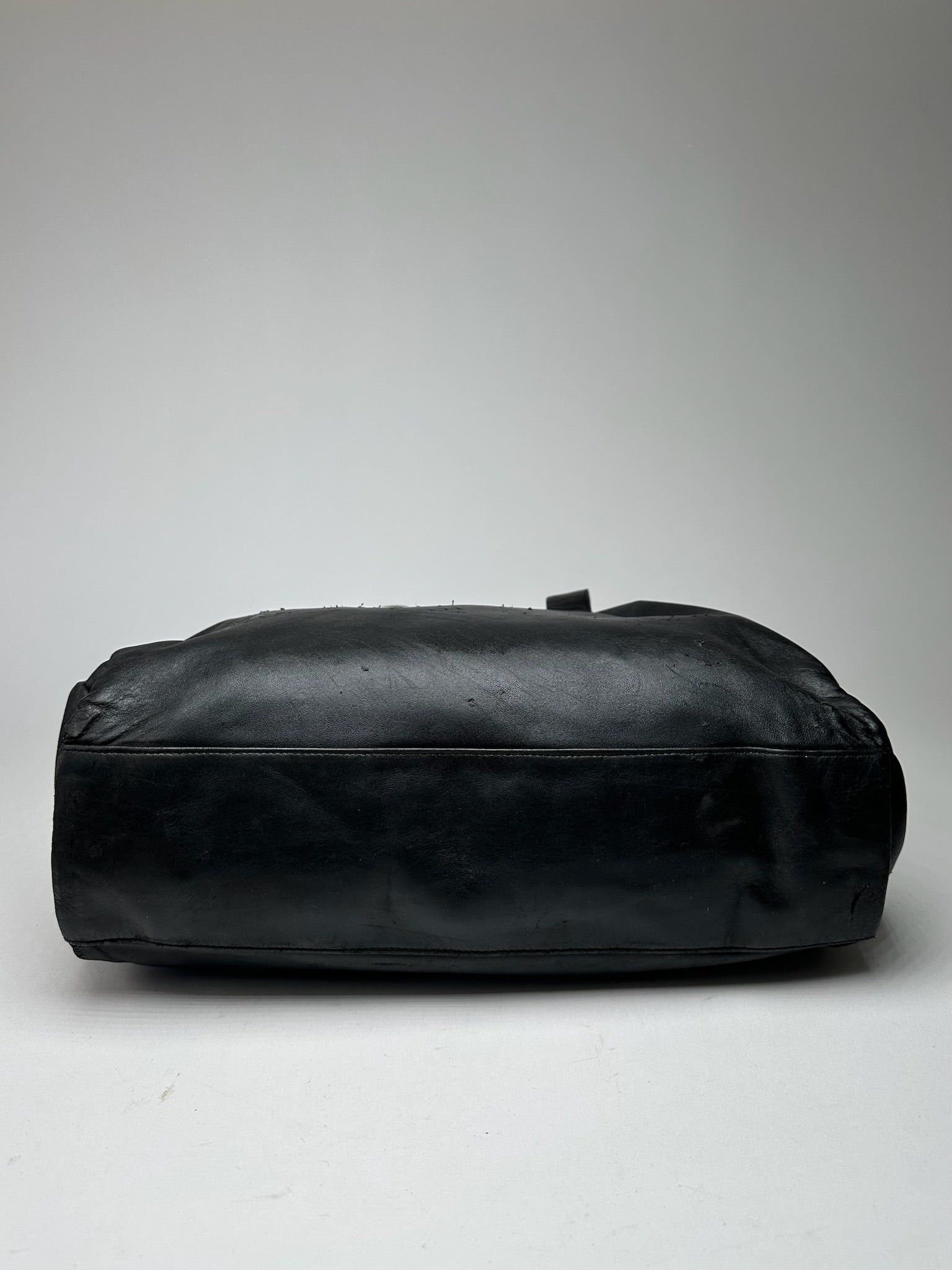 Prada Vintage Leather Bag Black Size ONE SIZE - 7 Thumbnail