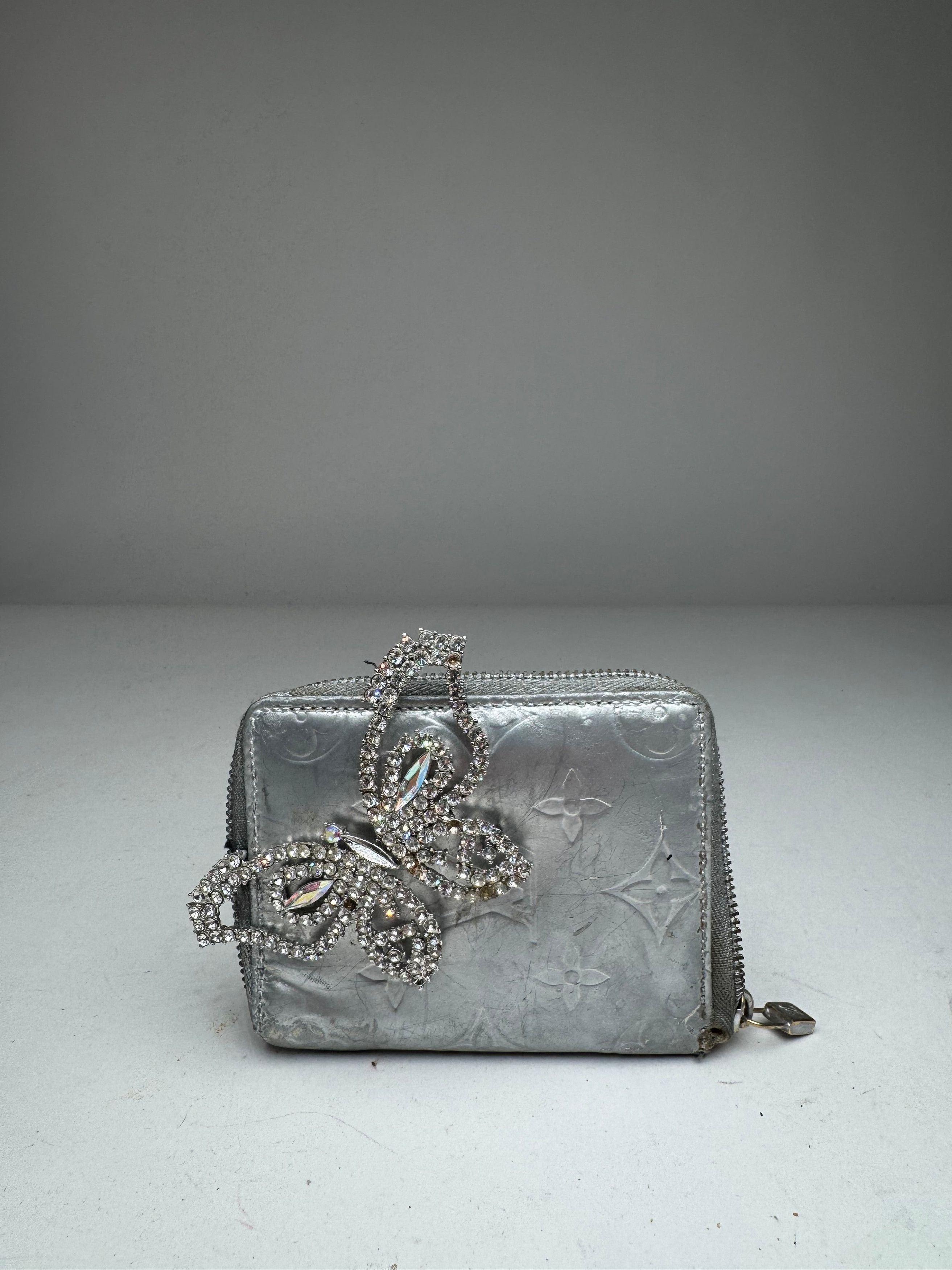 Louis Vuitton Vintage Vernis Leather Wallet Silver Size ONE SIZE - 10 Thumbnail