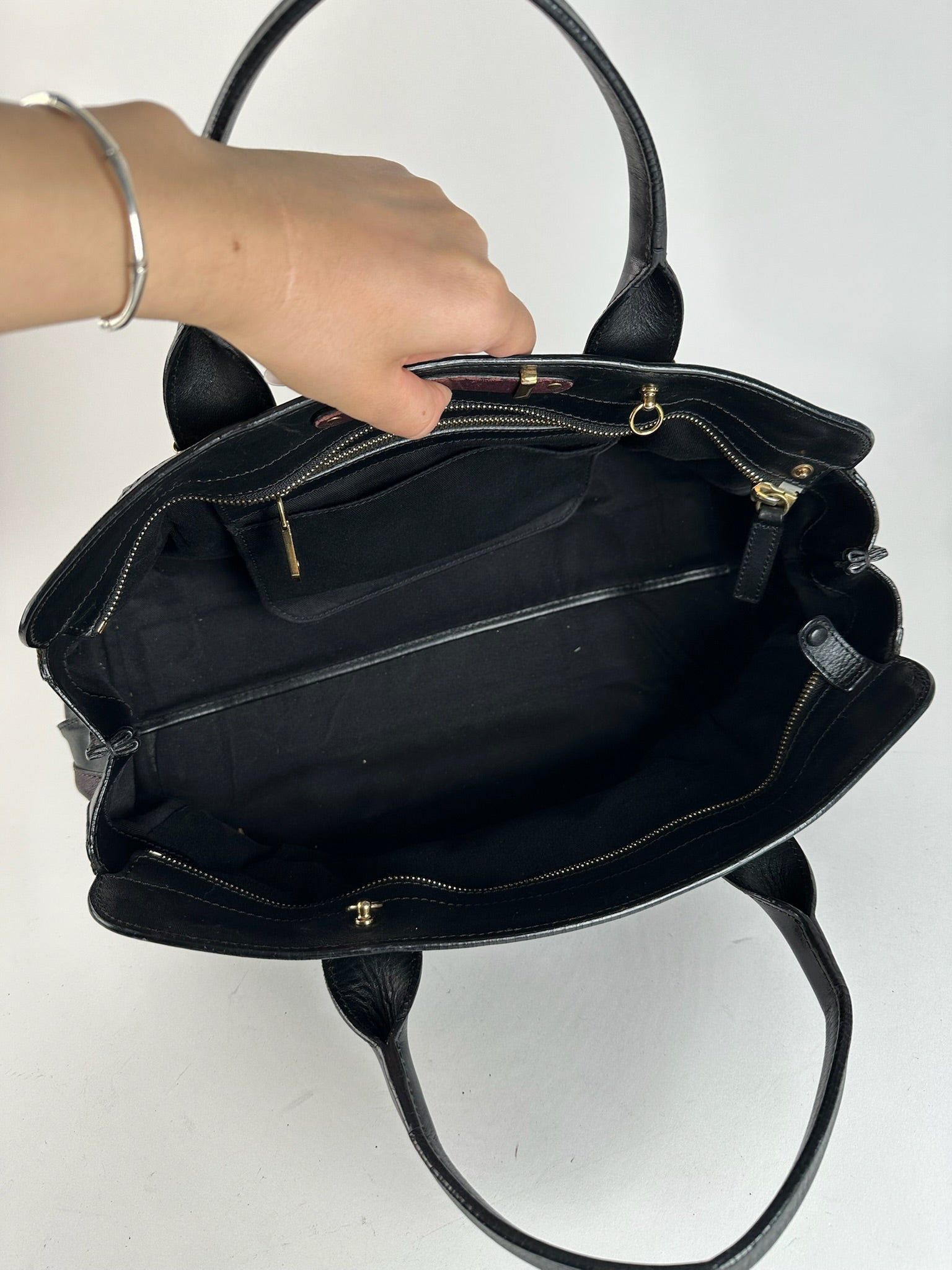 Chloe Vintage Leather bag black red Size ONE SIZE - 6 Thumbnail