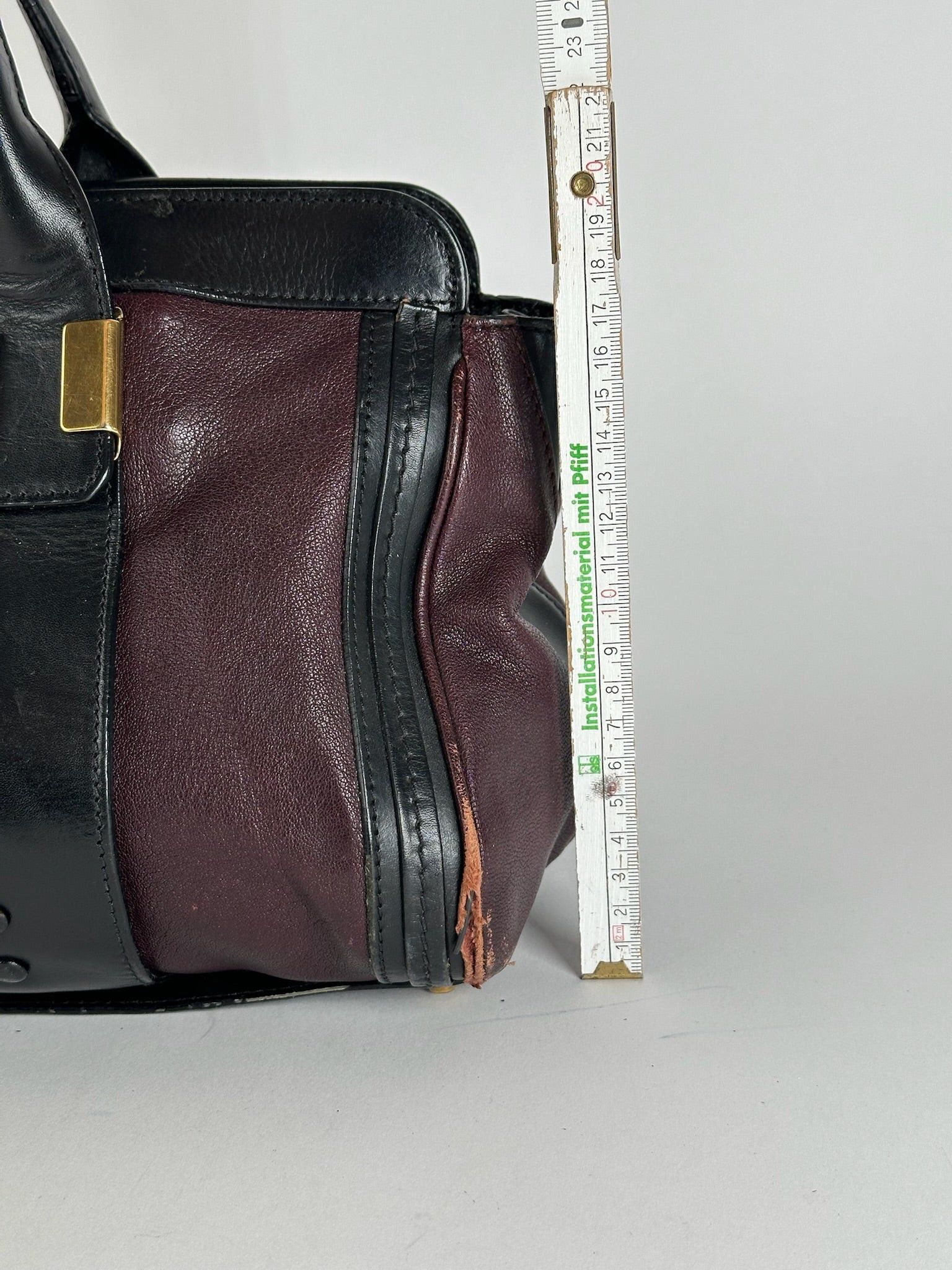 Chloe Vintage Leather bag black red Size ONE SIZE - 14 Thumbnail