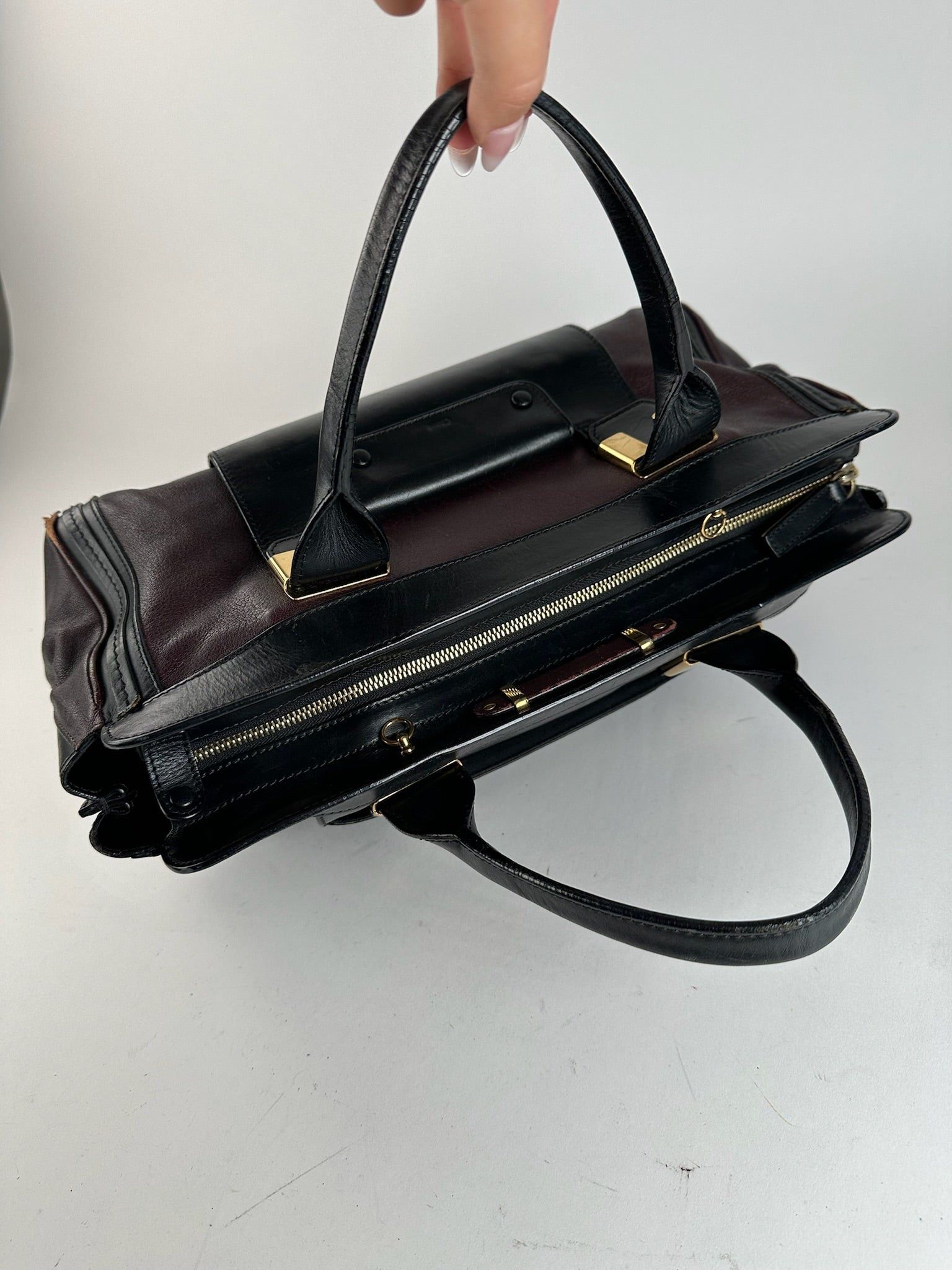 Chloe Vintage Leather bag black red Size ONE SIZE - 9 Thumbnail