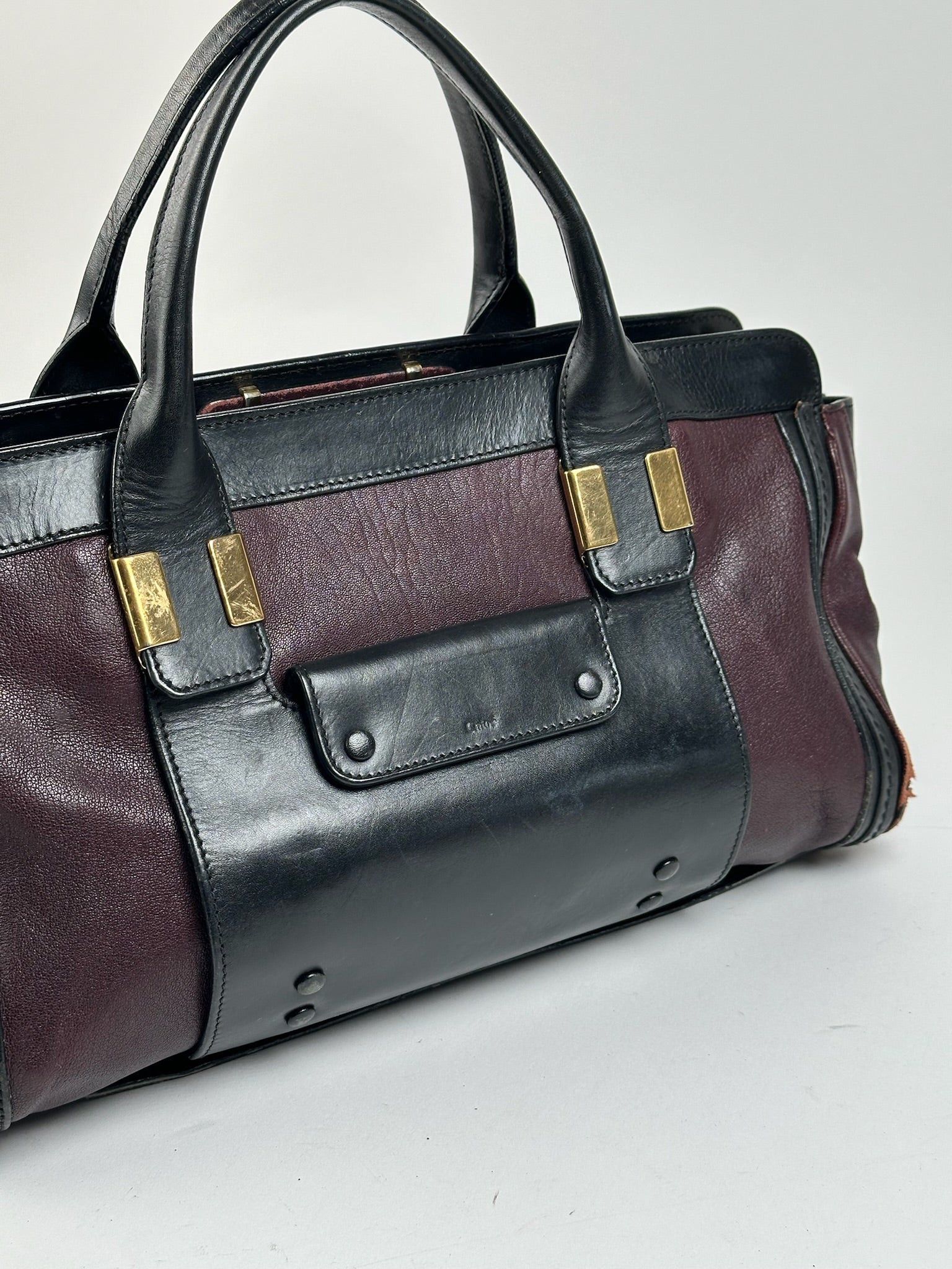 Chloe Vintage Leather bag black red Size ONE SIZE - 7 Thumbnail