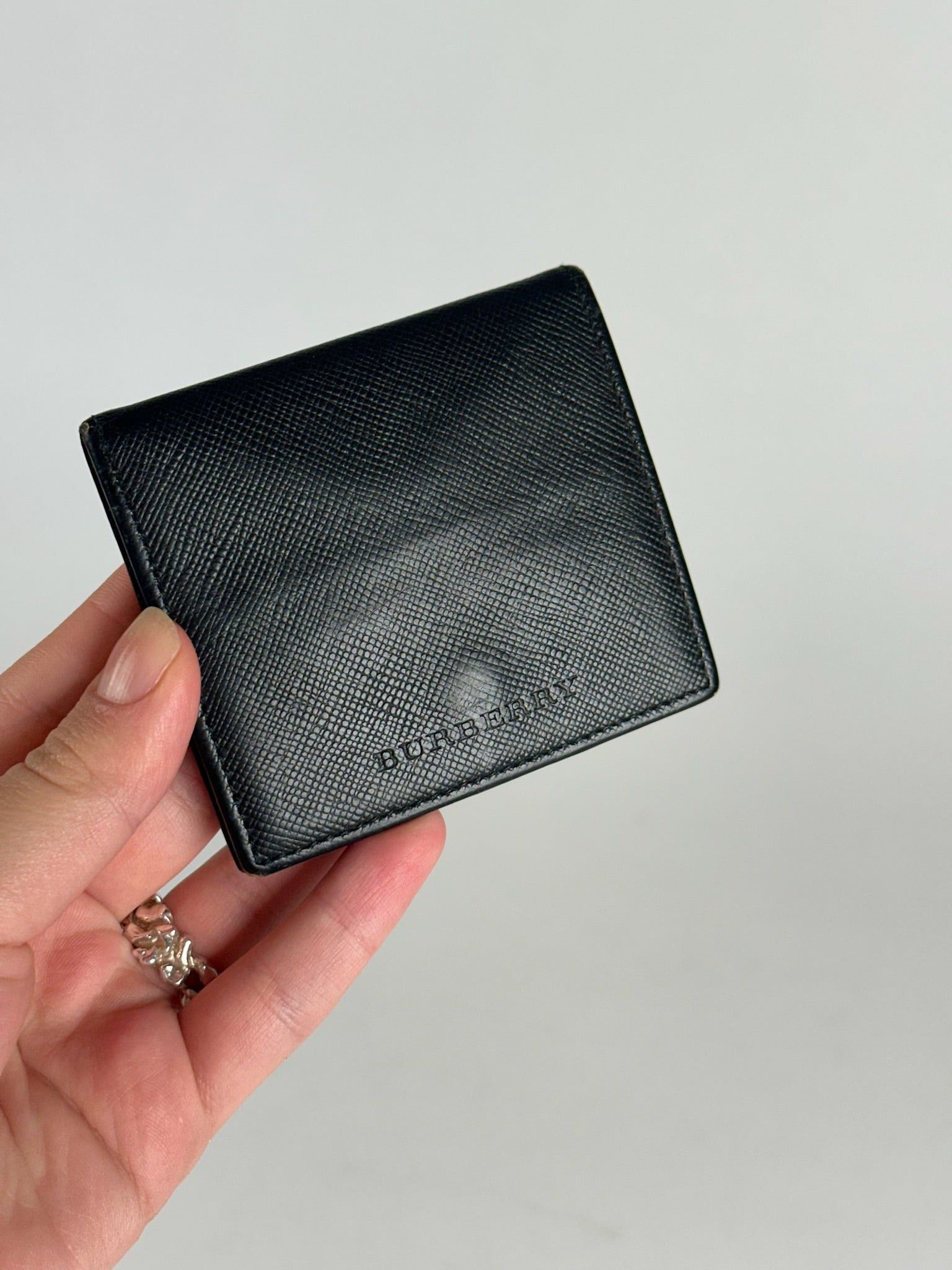 Burberry Vintage Leather Purse black Size ONE SIZE - 6 Thumbnail