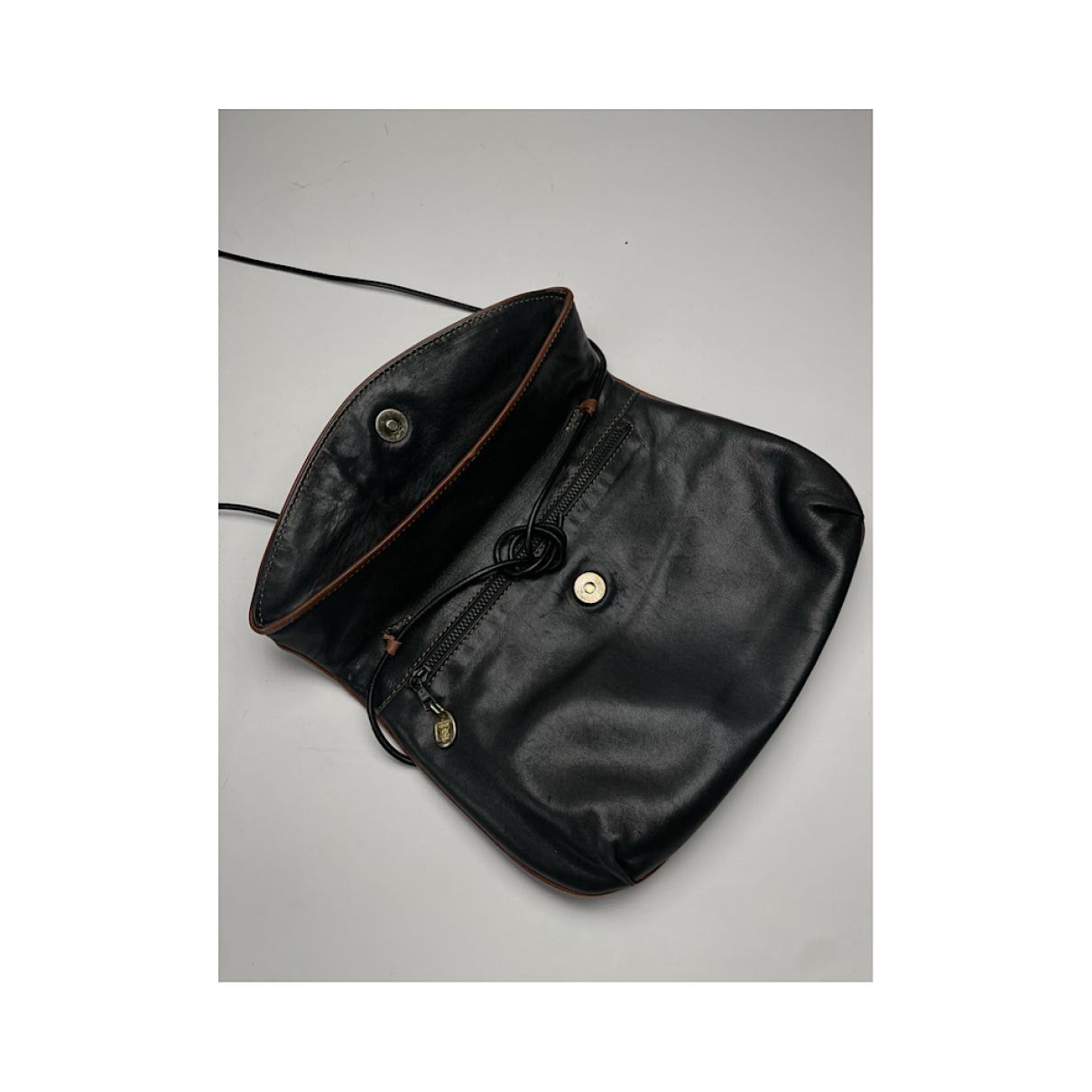 Celine Crécy Vintage Black Patent Leather Handbag Size ONE SIZE - 3 Thumbnail