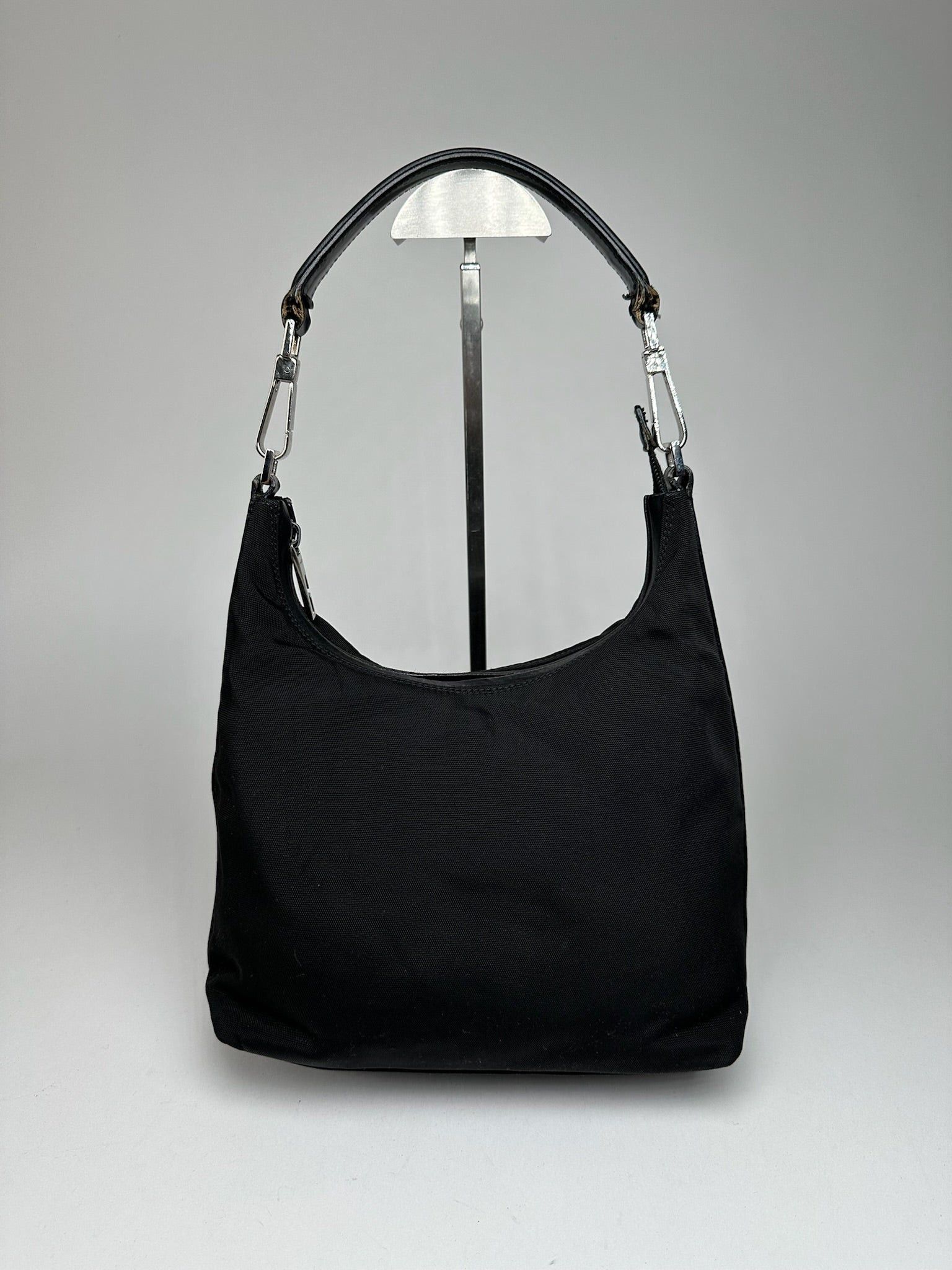 Gucci Vintage Canvas Leather Bag Black Size ONE SIZE - 11 Thumbnail