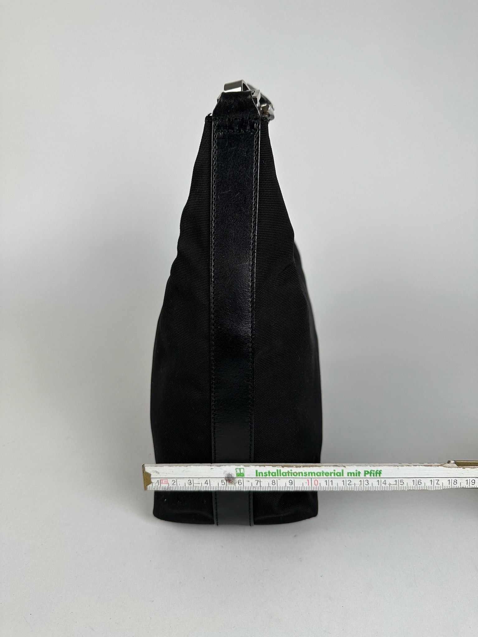 Gucci Vintage Canvas Leather Bag Black Size ONE SIZE - 8 Thumbnail