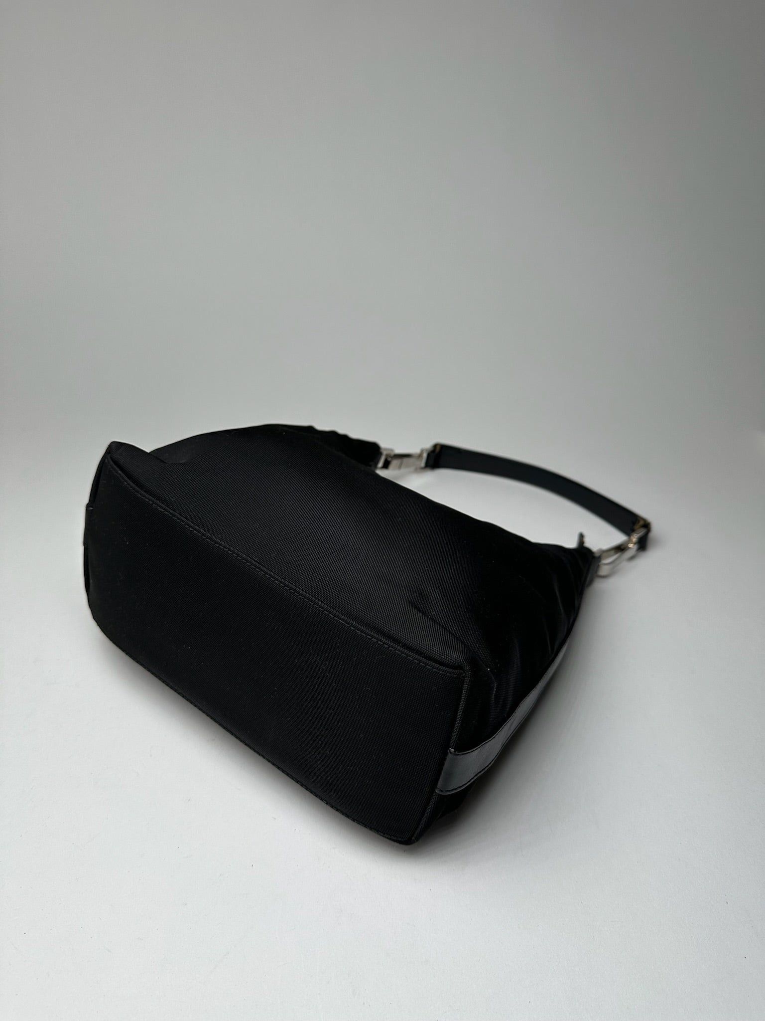 Gucci Vintage Canvas Leather Bag Black Size ONE SIZE - 6 Thumbnail
