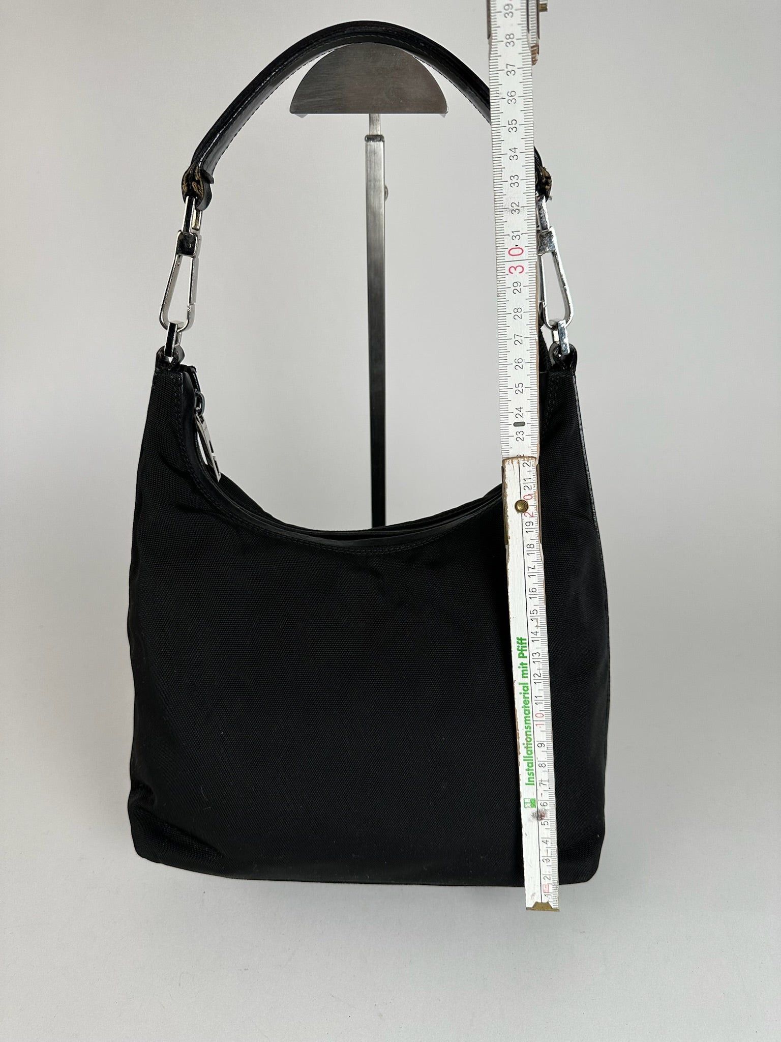Gucci Vintage Canvas Leather Bag Black Size ONE SIZE - 12 Thumbnail