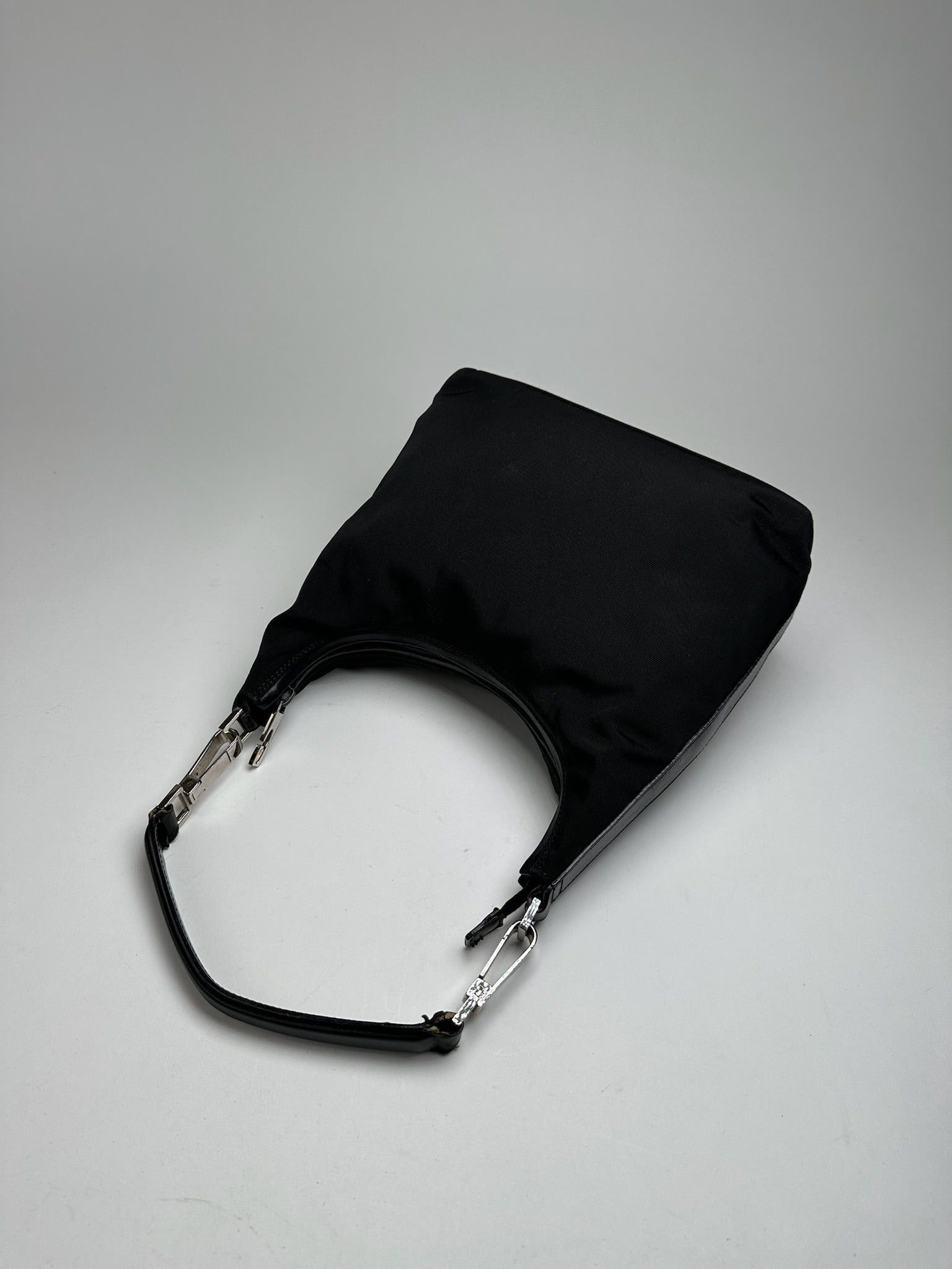 Gucci Vintage Canvas Leather Bag Black Size ONE SIZE - 5 Thumbnail