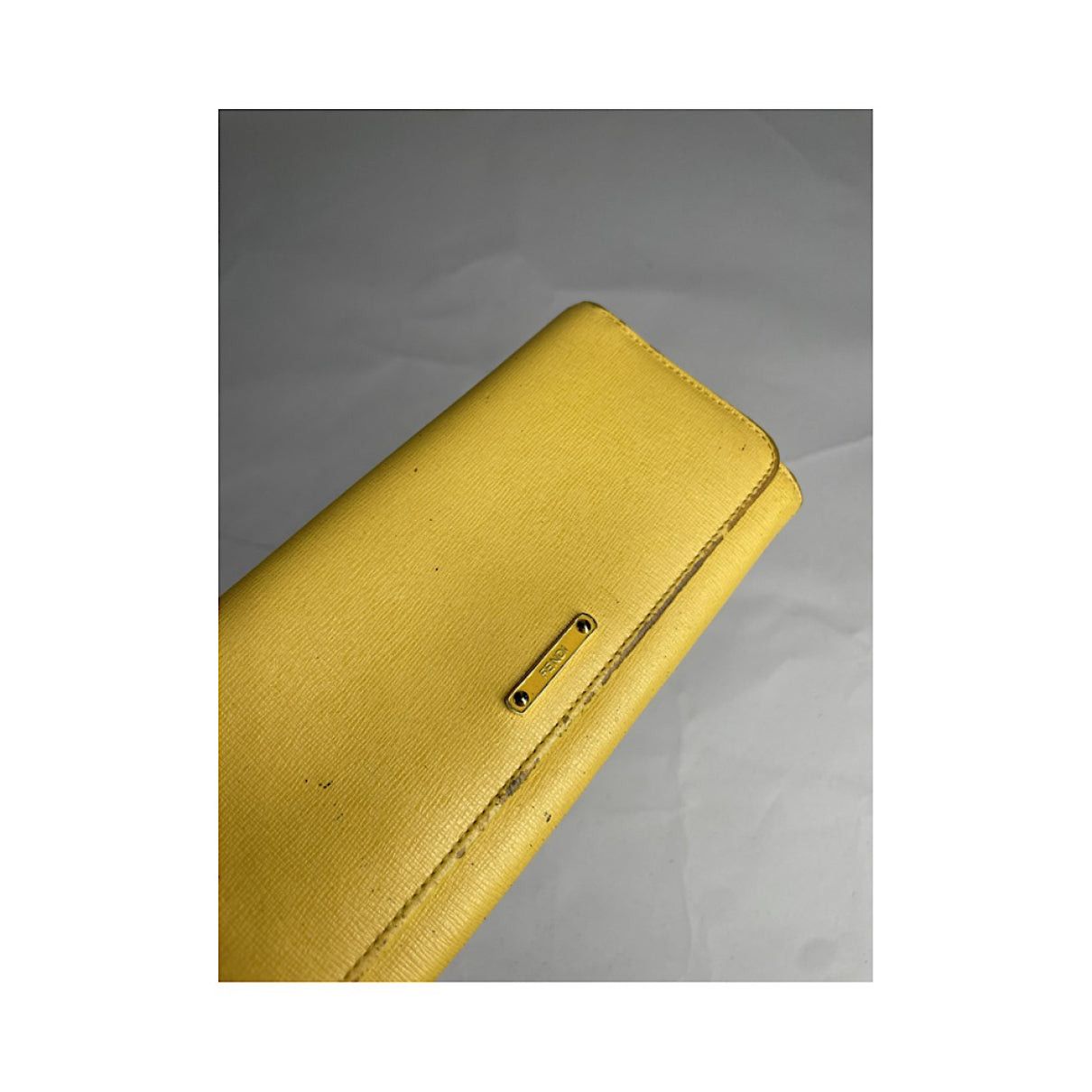 Fendi Yellow Leather Wallet Size ONE SIZE - 3 Thumbnail