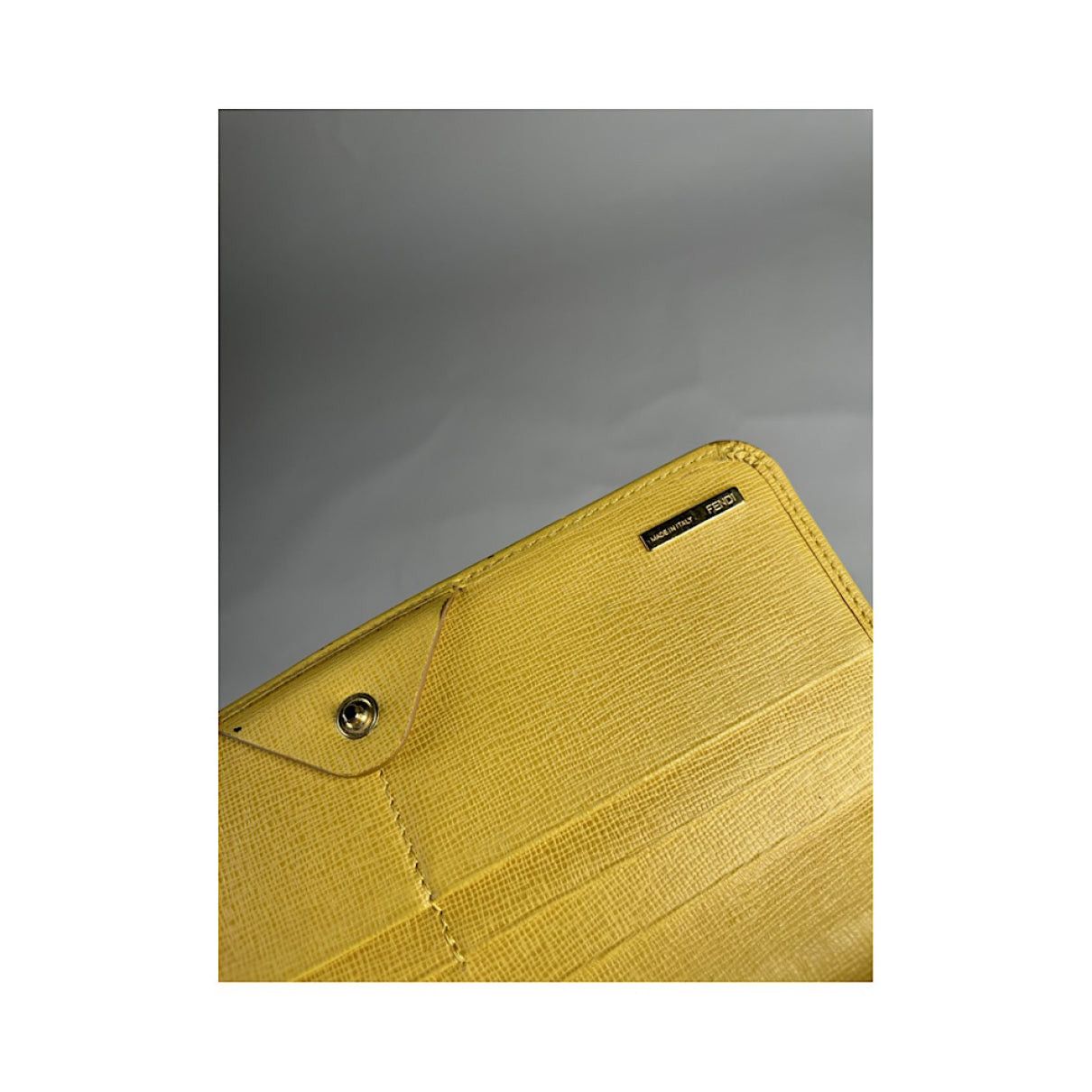 Fendi Yellow Leather Wallet Size ONE SIZE - 5 Thumbnail