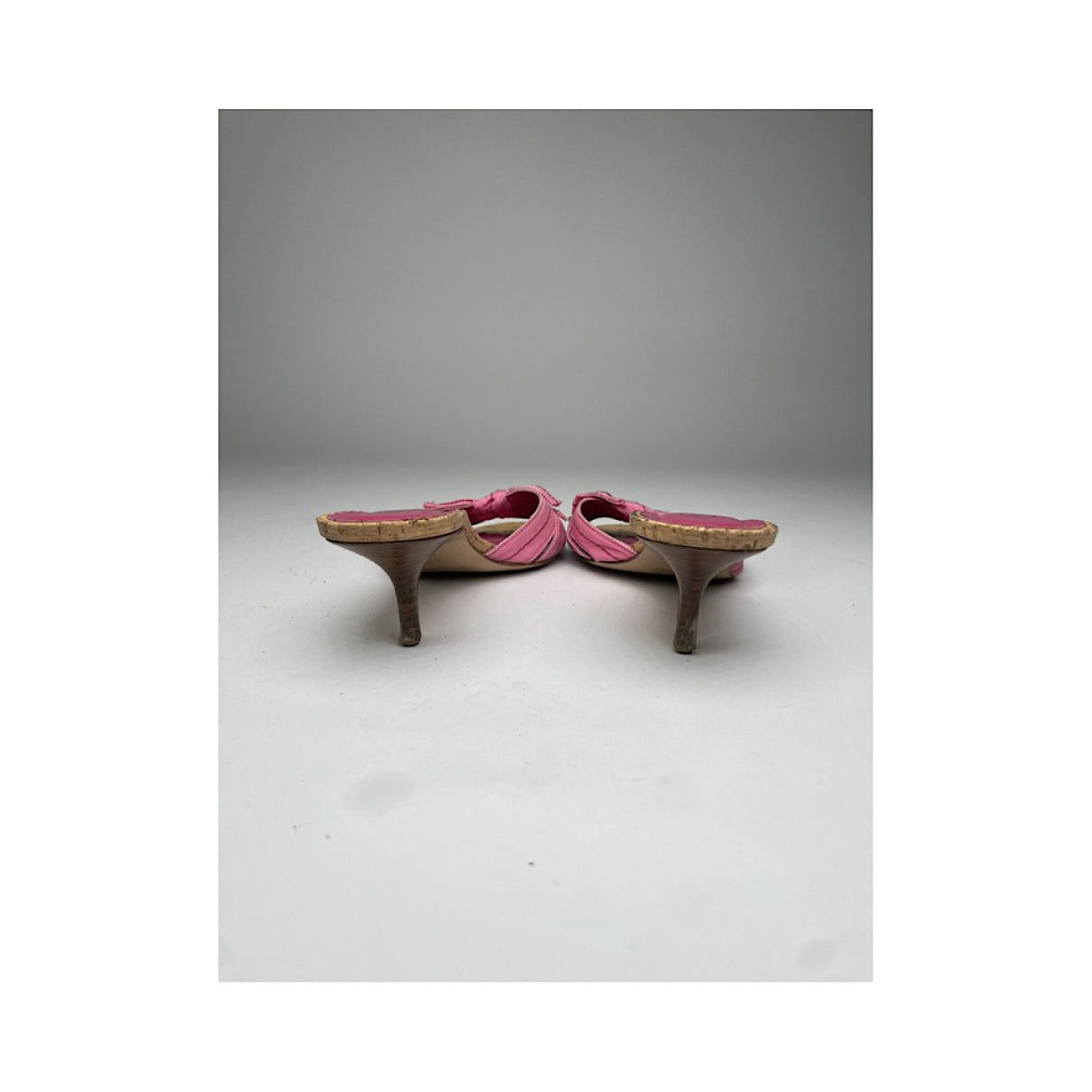 Coach Pink Leather Heel Size US 5.5 / IT 35.5 - 3 Thumbnail