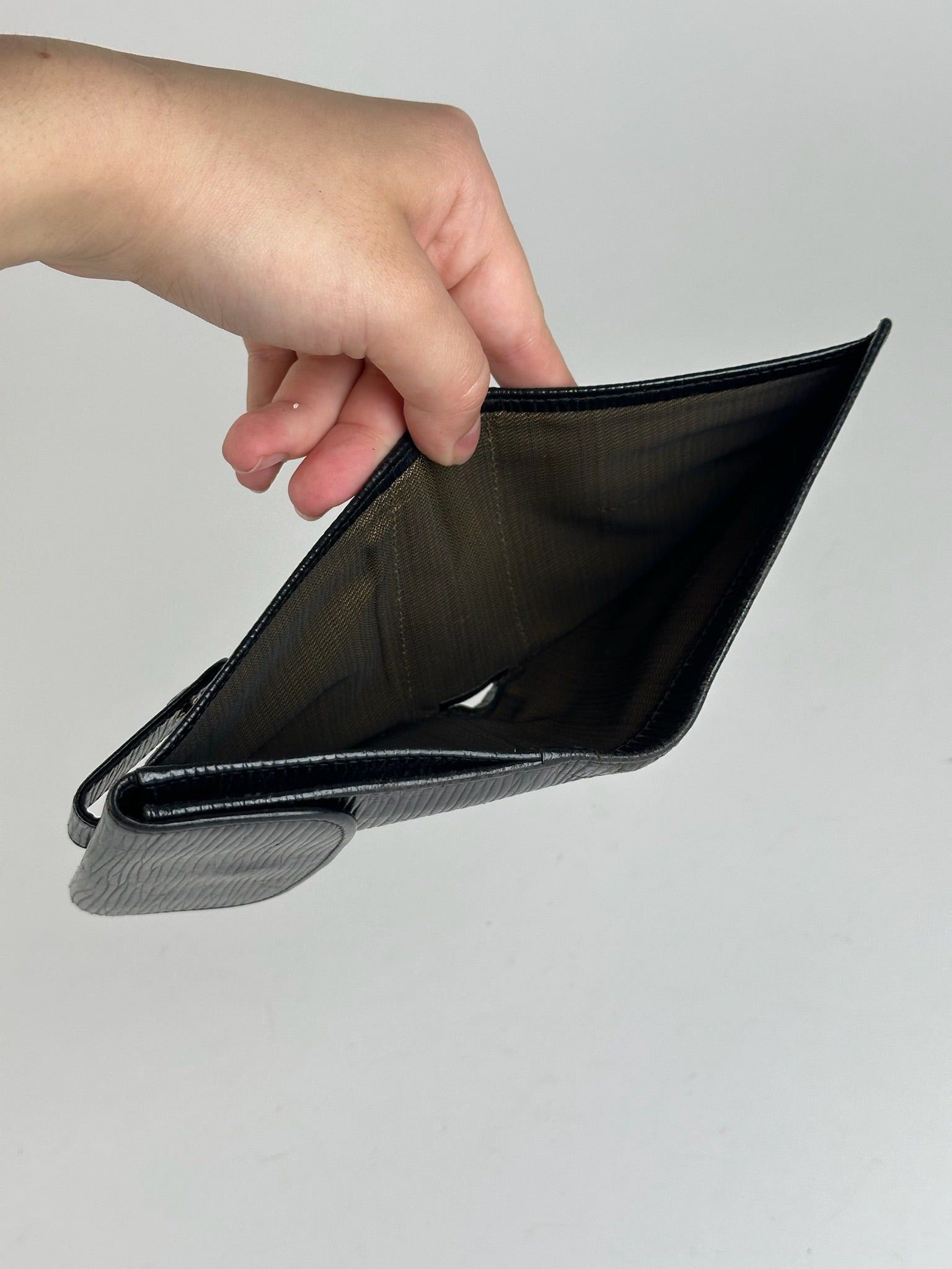 Fendi Vintage Roma EPI Leather Wallet black Size ONE SIZE - 8 Thumbnail