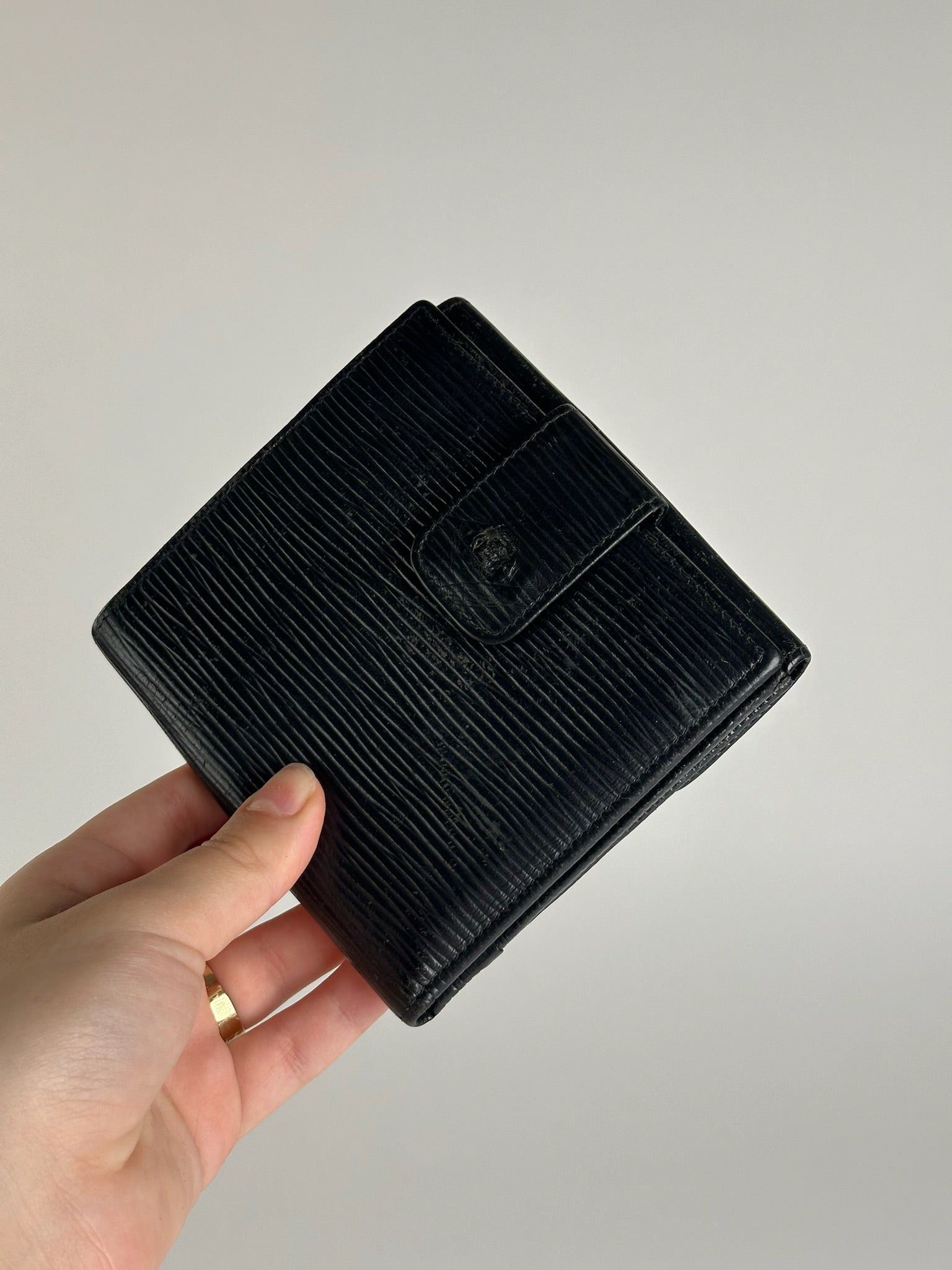 Fendi Vintage Roma EPI Leather Wallet black Size ONE SIZE - 11 Thumbnail