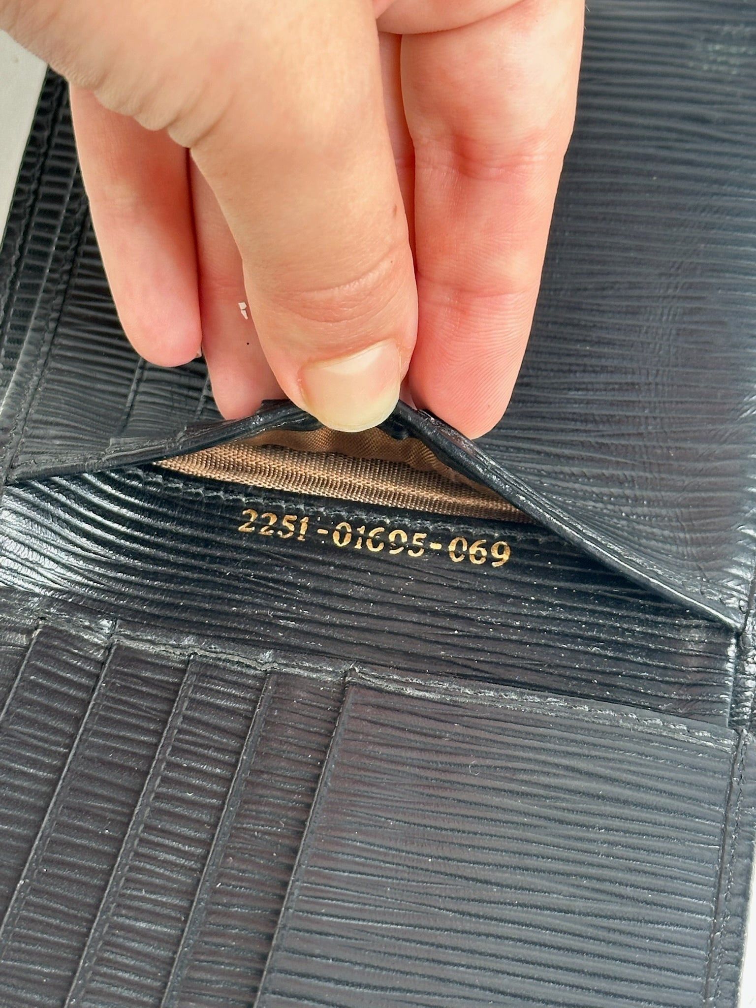 Fendi Vintage Roma EPI Leather Wallet black Size ONE SIZE - 2 Thumbnail