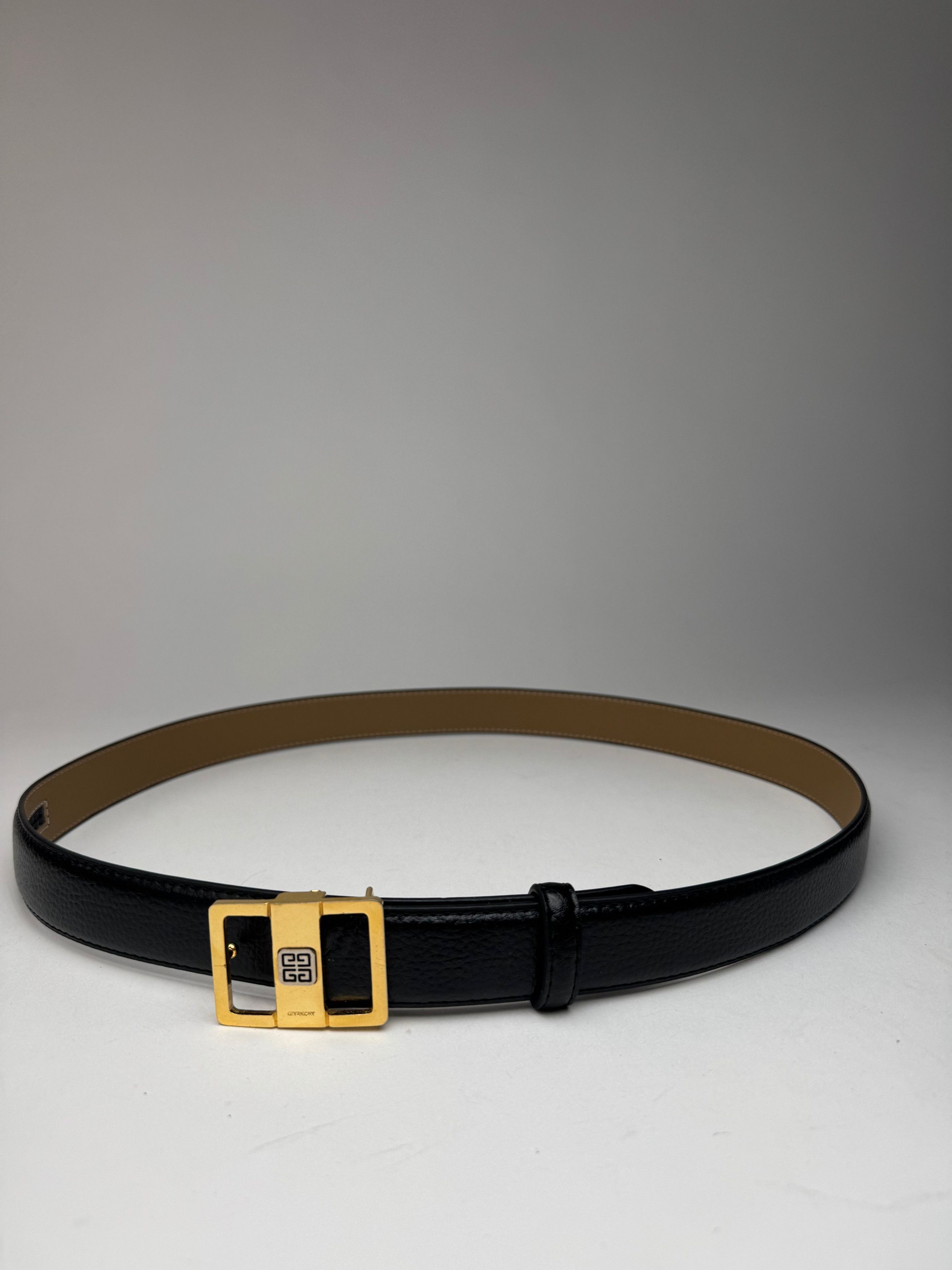 Givenchy Vintage Leather belt black Size ONE SIZE - 6 Thumbnail