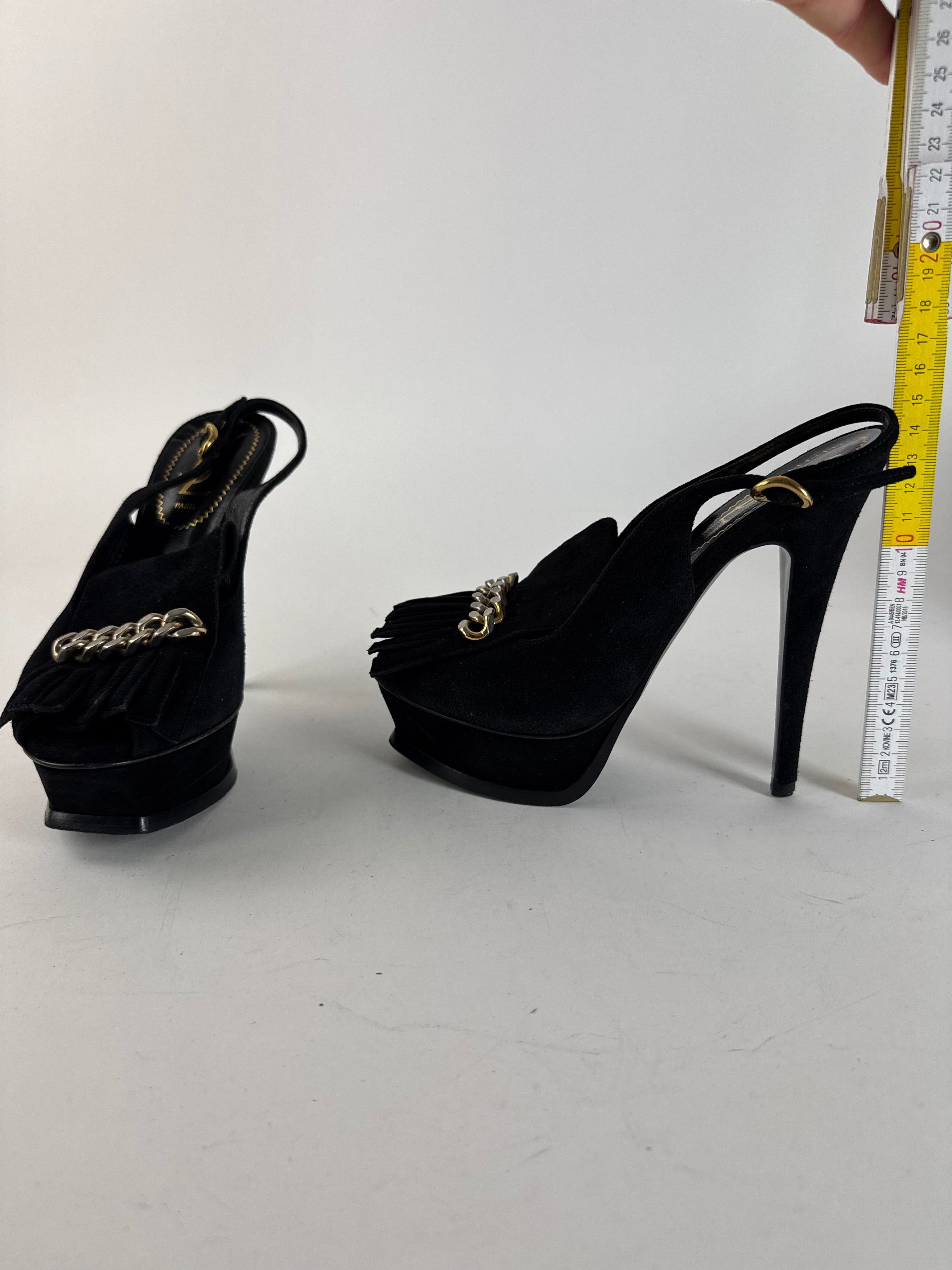 Other Vintage Yves Saint Laurent Suede pumps Size US 5 / IT 35 - 4 Thumbnail
