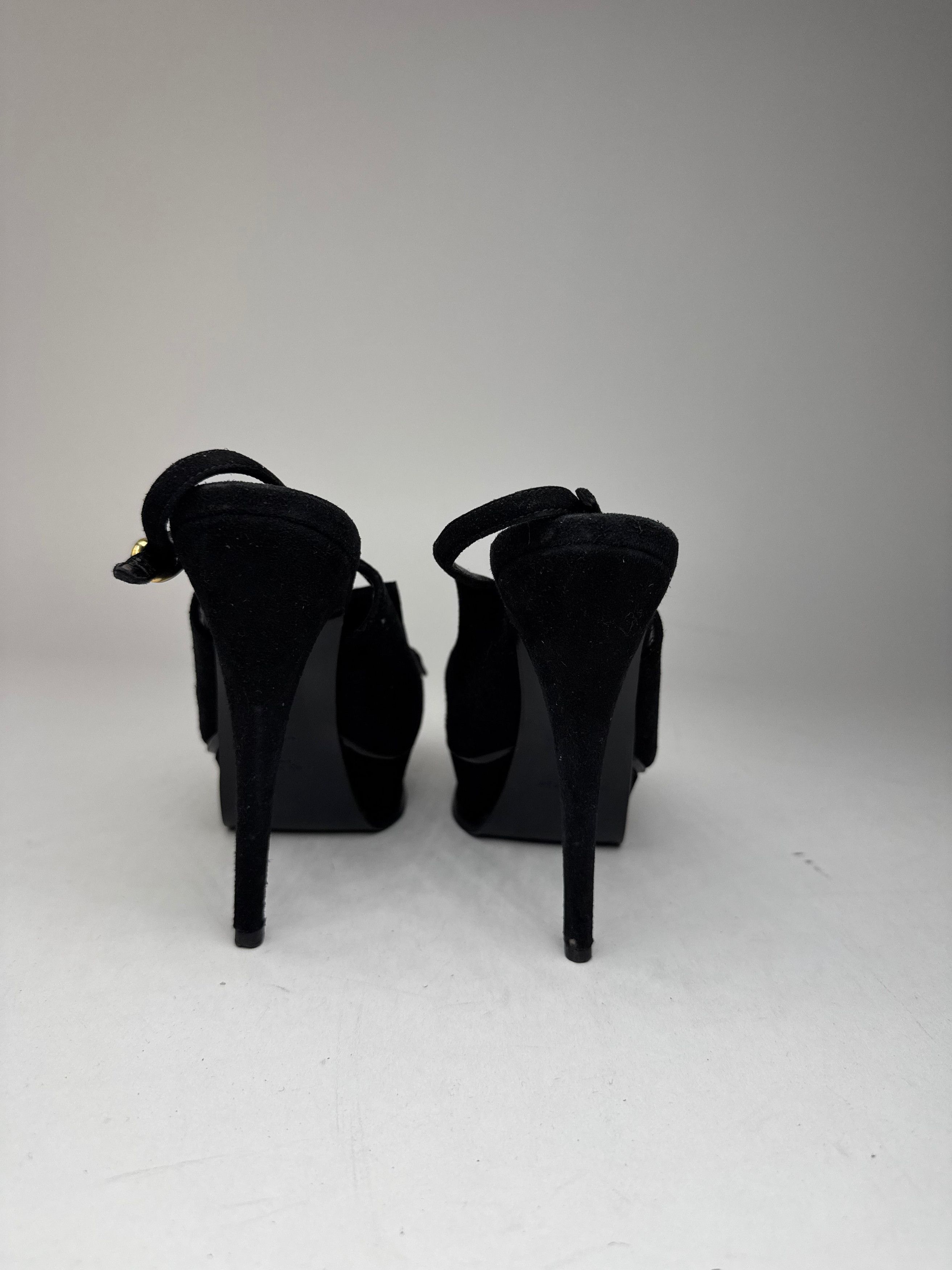 Other Vintage Yves Saint Laurent Suede pumps Size US 5 / IT 35 - 7 Thumbnail