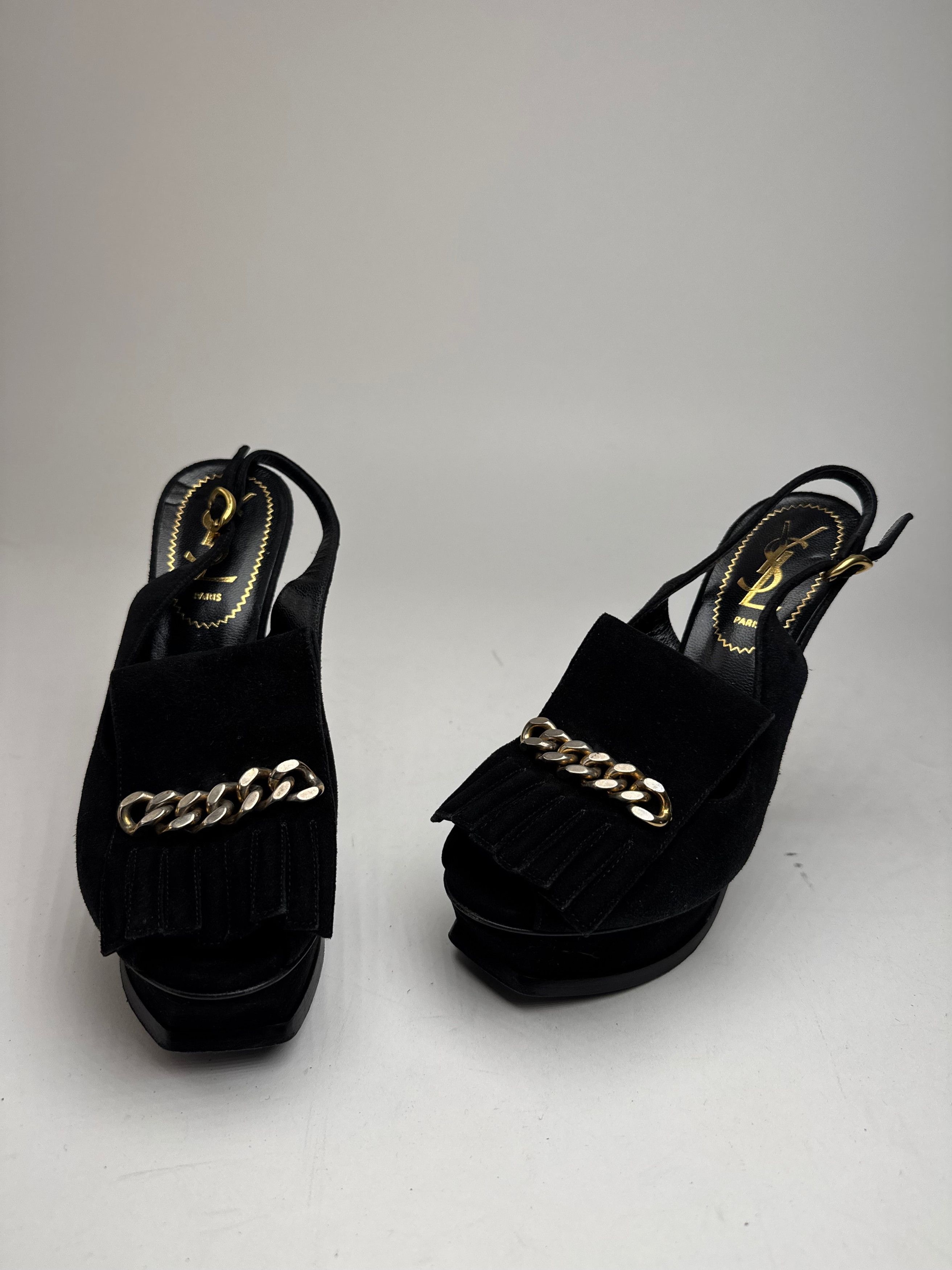 Other Vintage Yves Saint Laurent Suede pumps Size US 5 / IT 35 - 11 Thumbnail