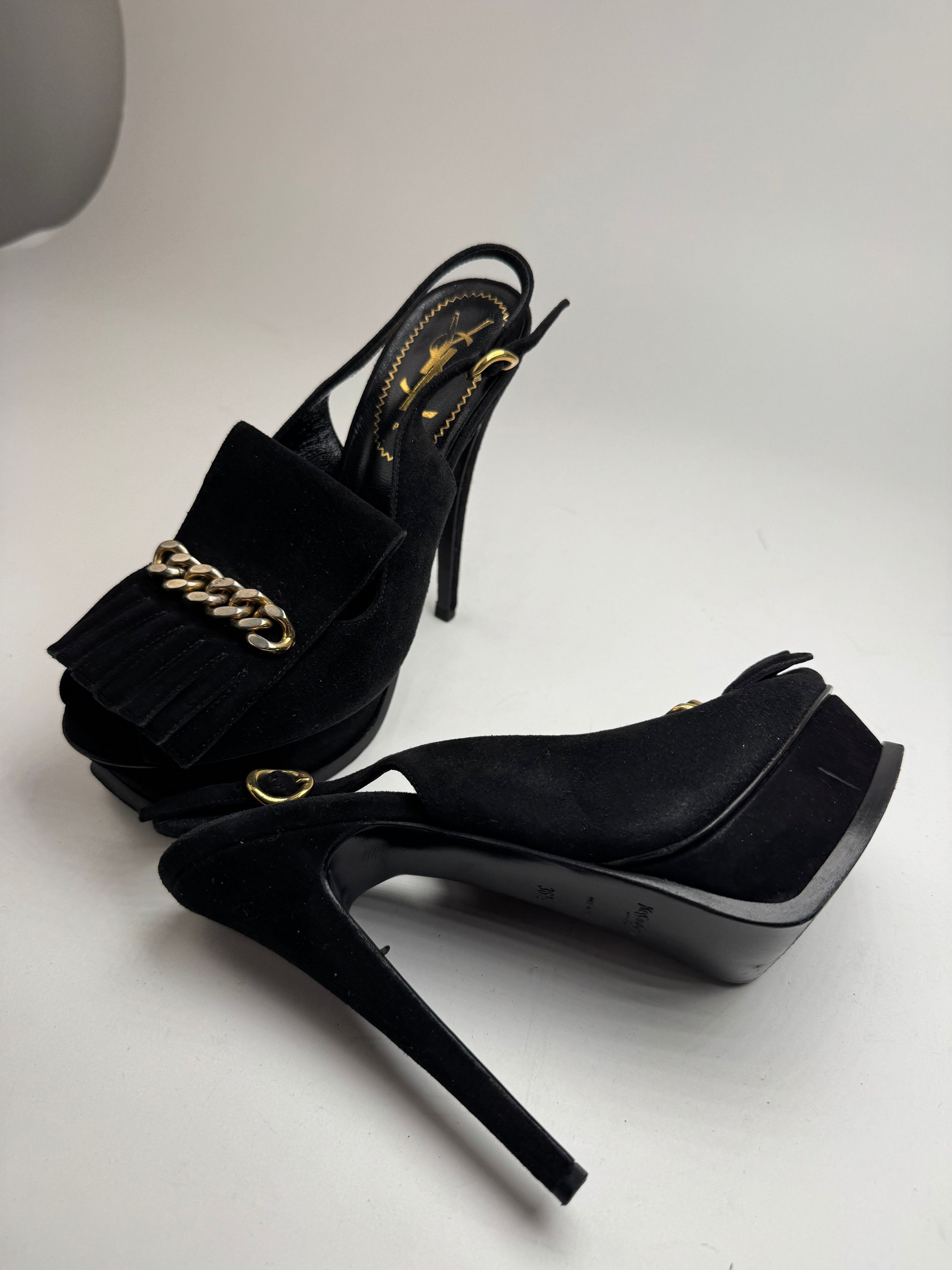 Other Vintage Yves Saint Laurent Suede pumps Size US 5 / IT 35 - 12 Thumbnail