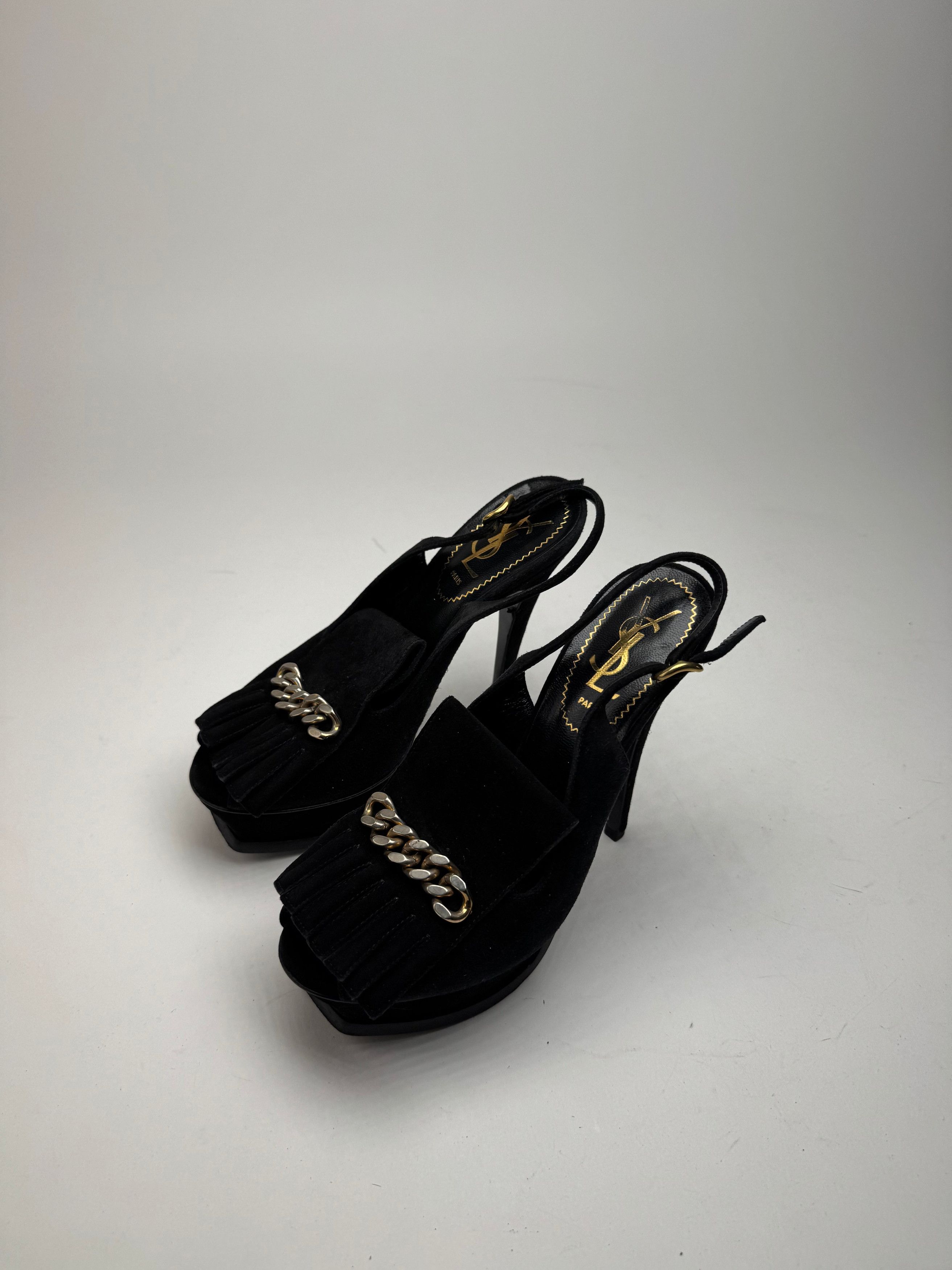 Other Vintage Yves Saint Laurent Suede pumps Size US 5 / IT 35 - 13 Thumbnail